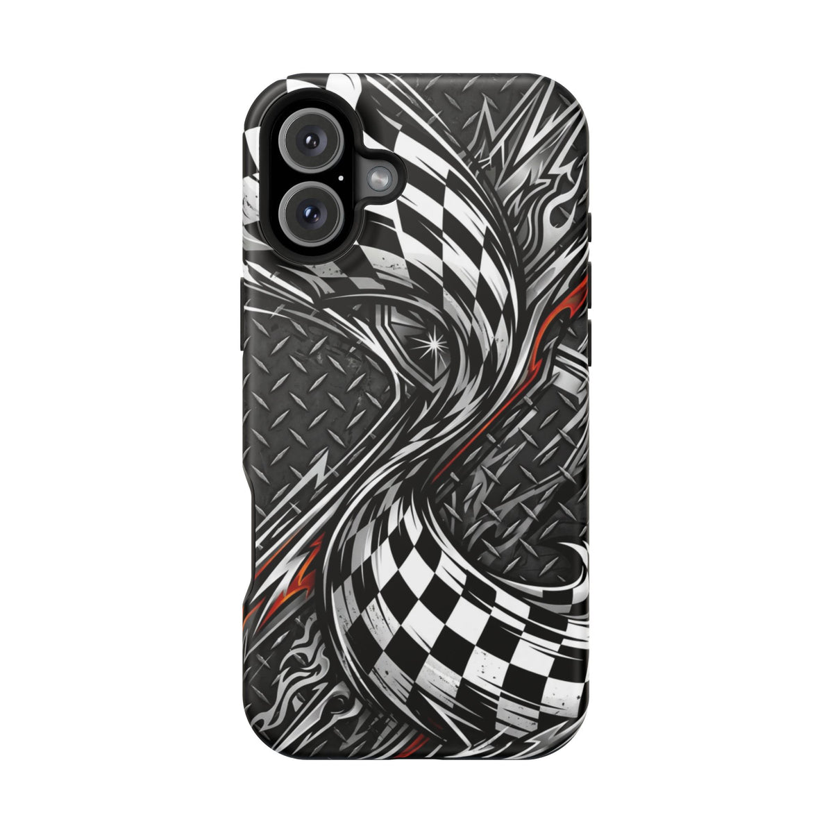 Racing Checkered Flag Magnetic Phone Case