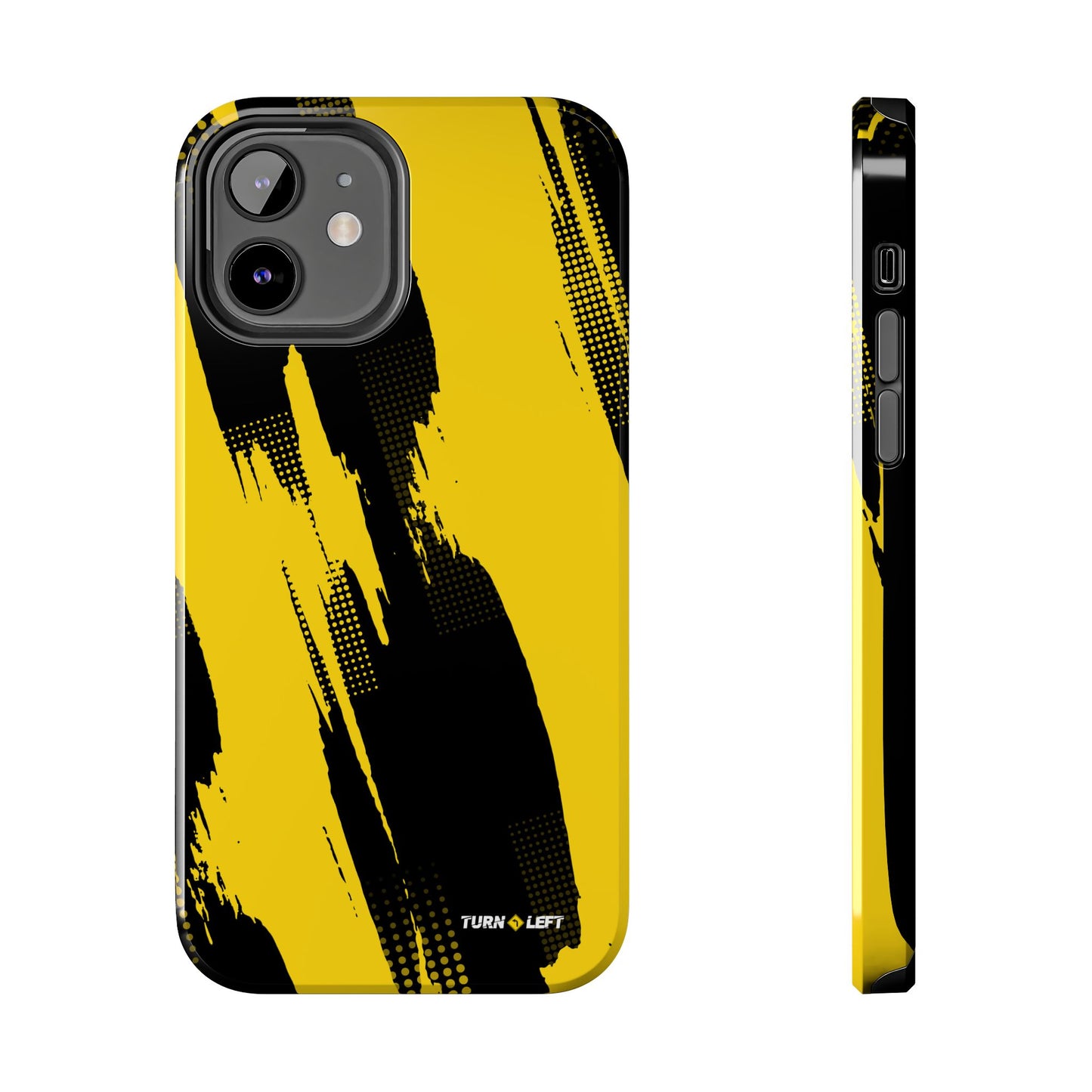 Racing Graphic Yellow Black Tough Phone Cases