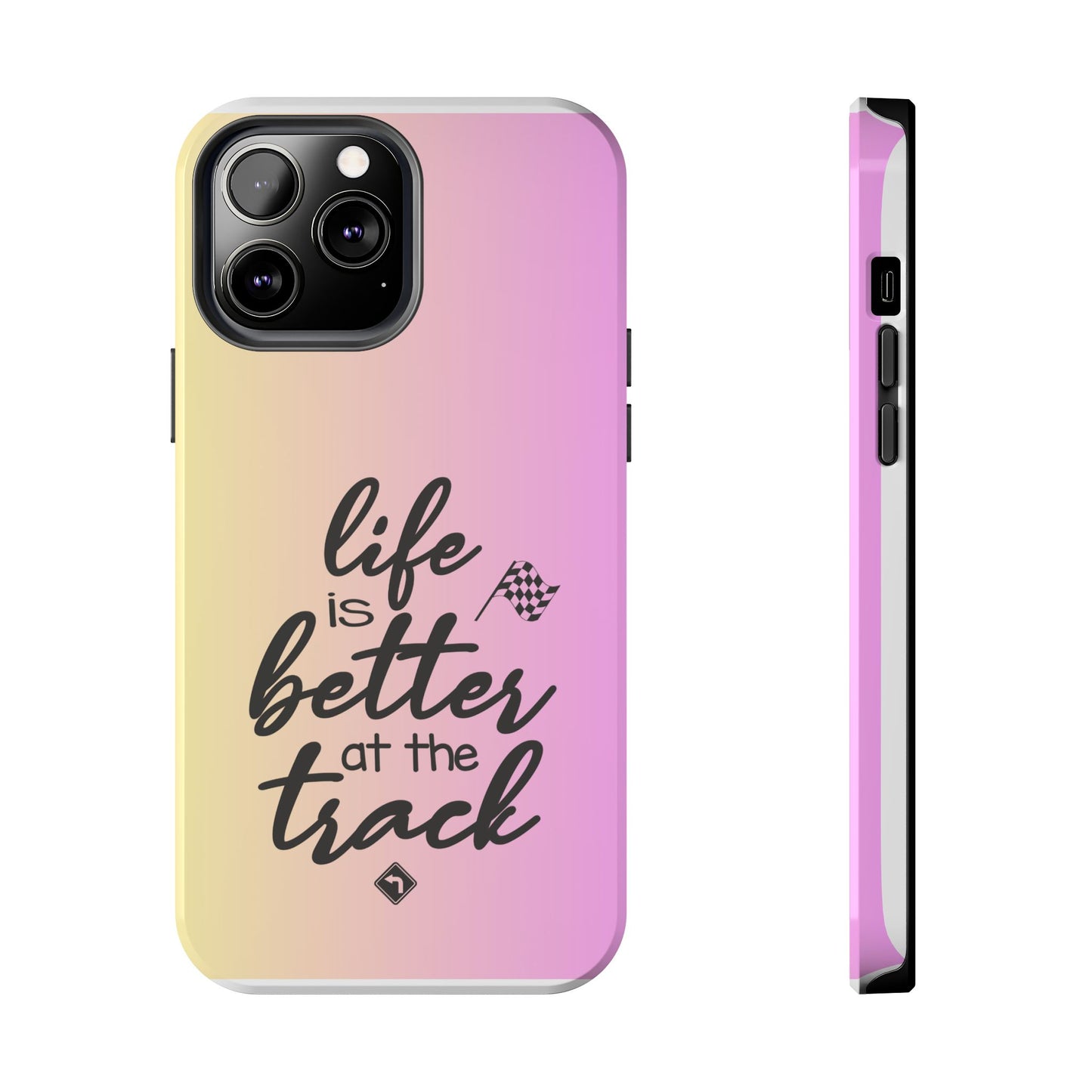 Two-Tone Tough Phone Cases - Life Is Better At The Racetrack