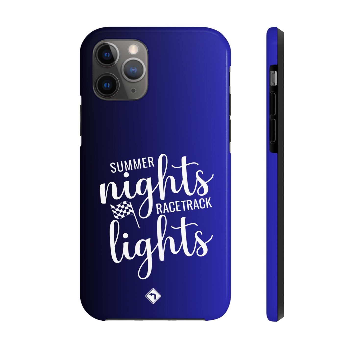 Summer Nights Racetrack Lights Two Tone Blue Tough Phone Cases