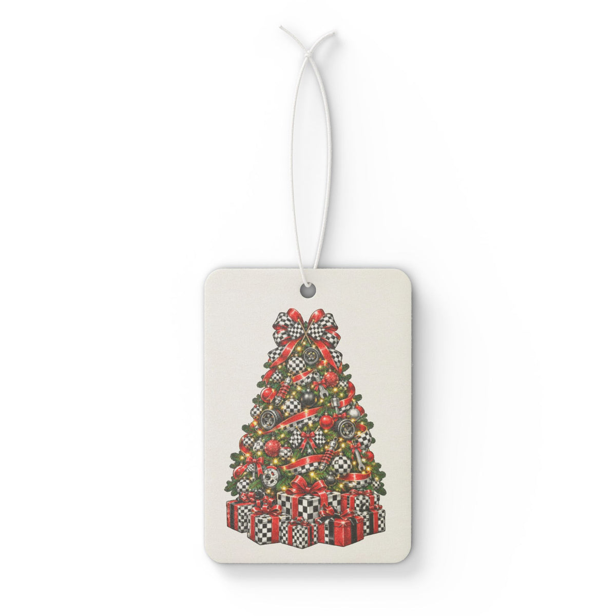 Racing Christmas Tree Car Air Freshener