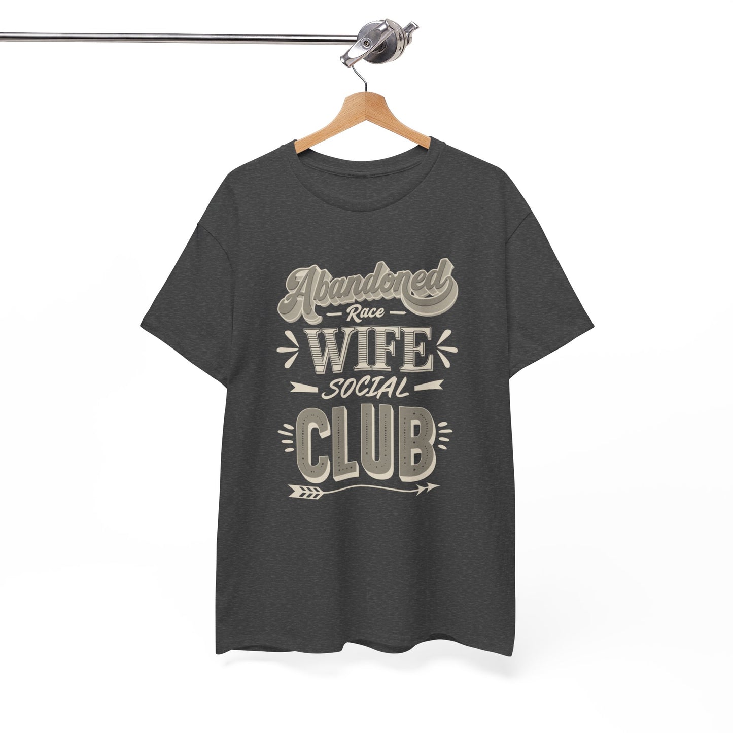 Abandoned Race Wife Social Club Tee, Unisex Cotton T-Shirt for Racing Fans, Gift for Motorsports Lovers, Casual Tee for Social Events, [...]