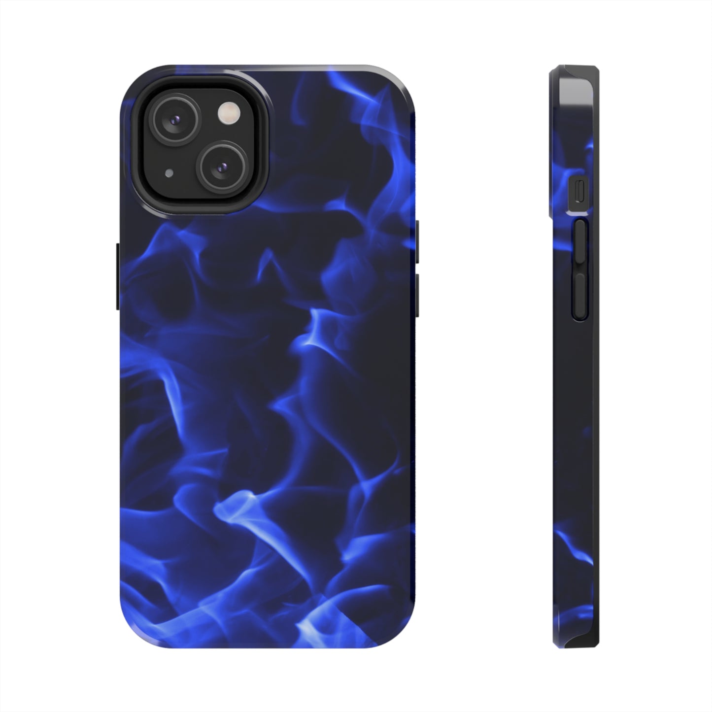 Blue Flame Racing Graphic Tough Phone Cases