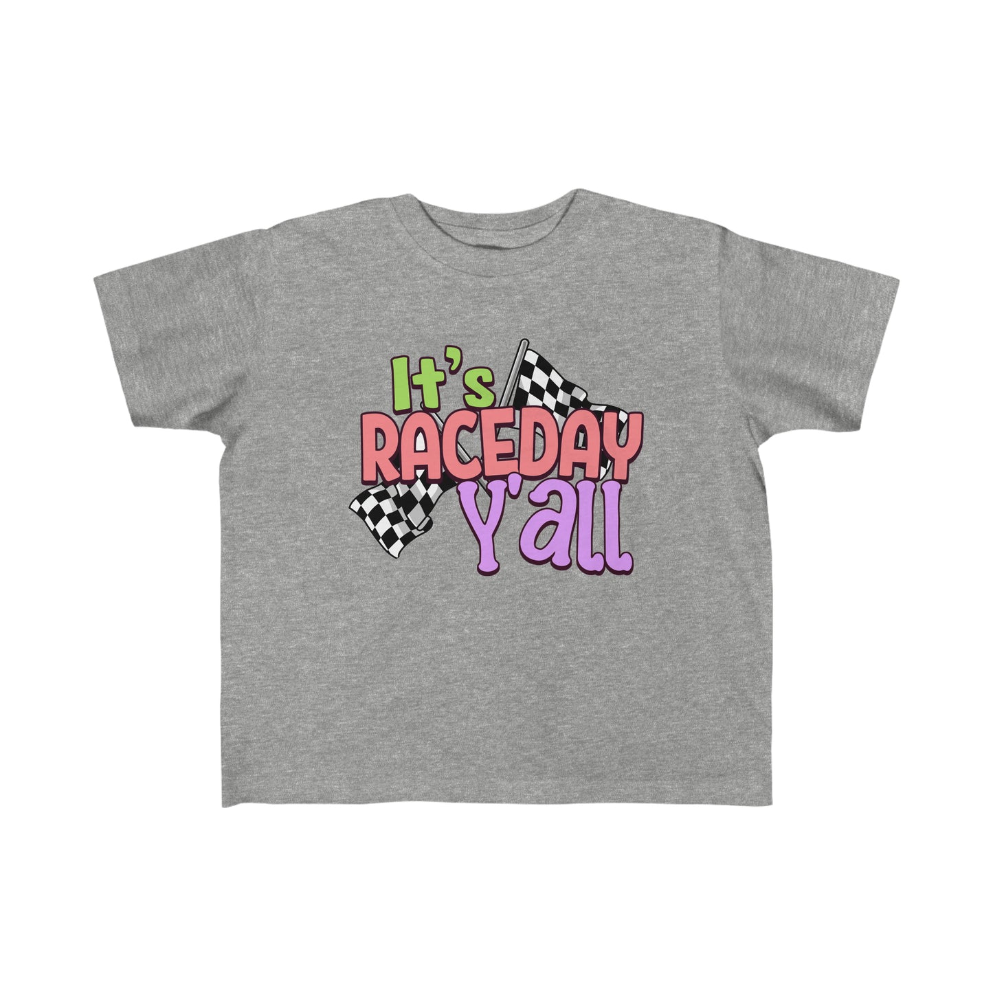 It's Raceday Y'all Toddler's Fine Jersey Tee