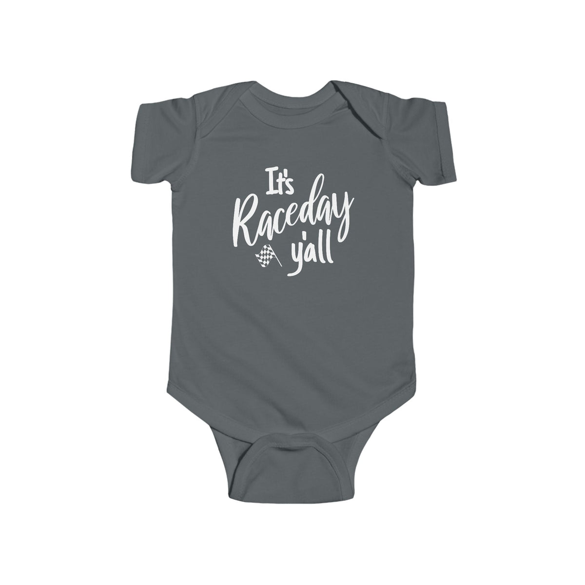 It’s Raceday Y’all Infant Bodysuit – Southern Racing Baby Outfit