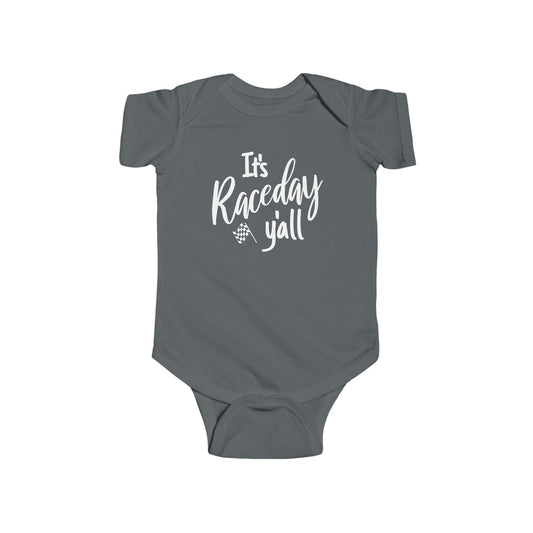 It’s Raceday Y’all Infant Bodysuit – Southern Racing Baby Outfit