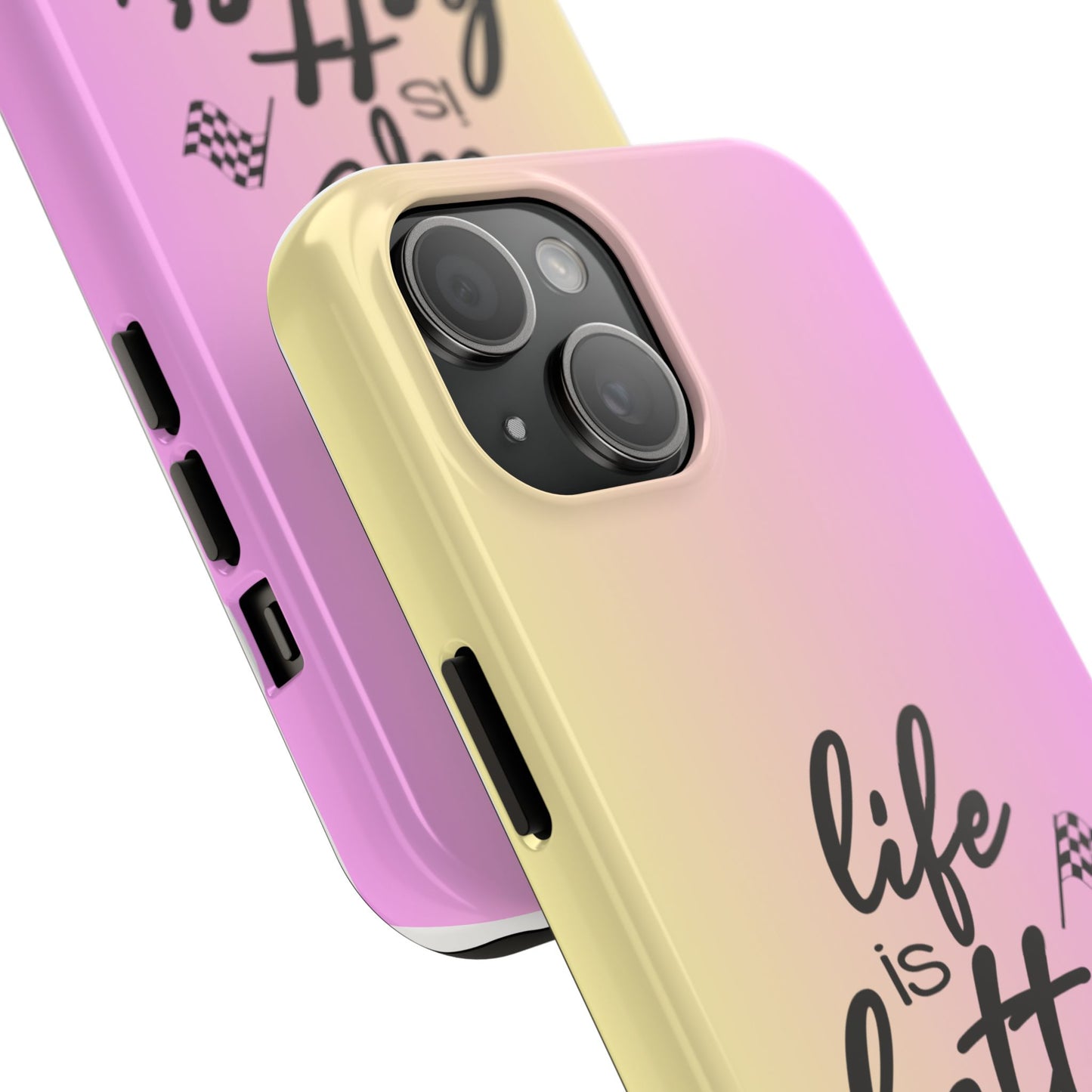Two-Tone Tough Phone Cases - Life Is Better At The Racetrack