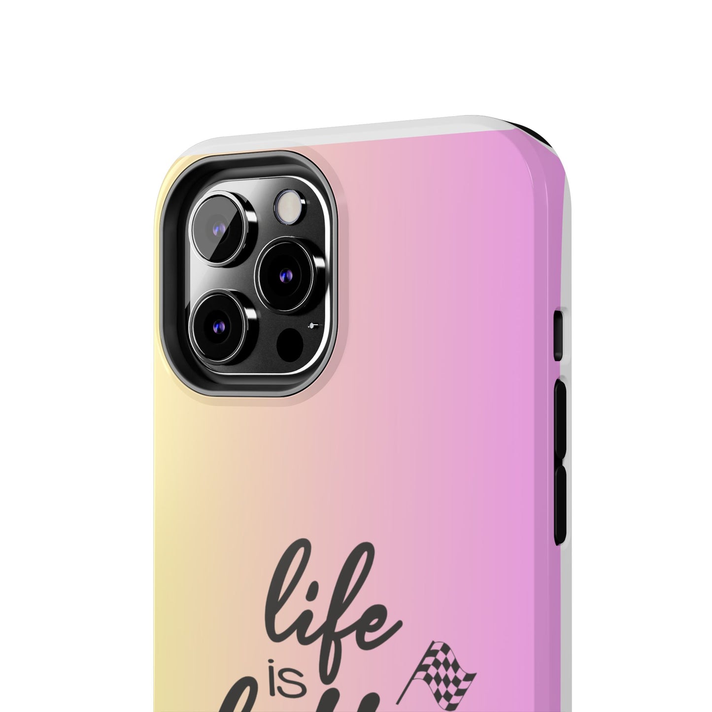 Two-Tone Tough Phone Cases - Life Is Better At The Racetrack