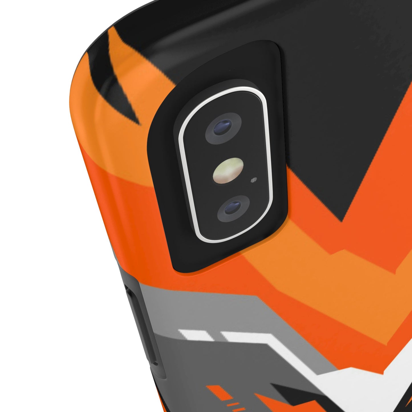 Orange Racing Graphic Tough Phone Case