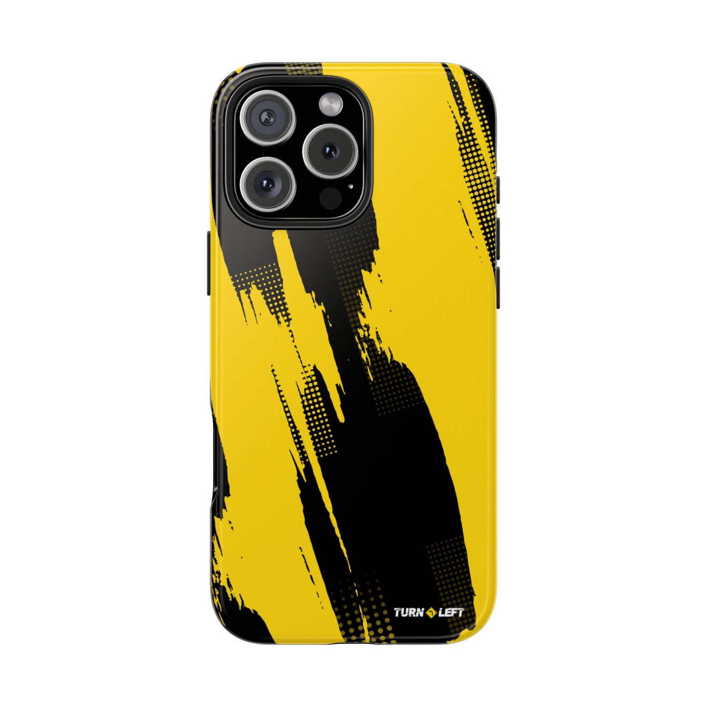 Racing Graphic Yellow Black Tough Phone Cases