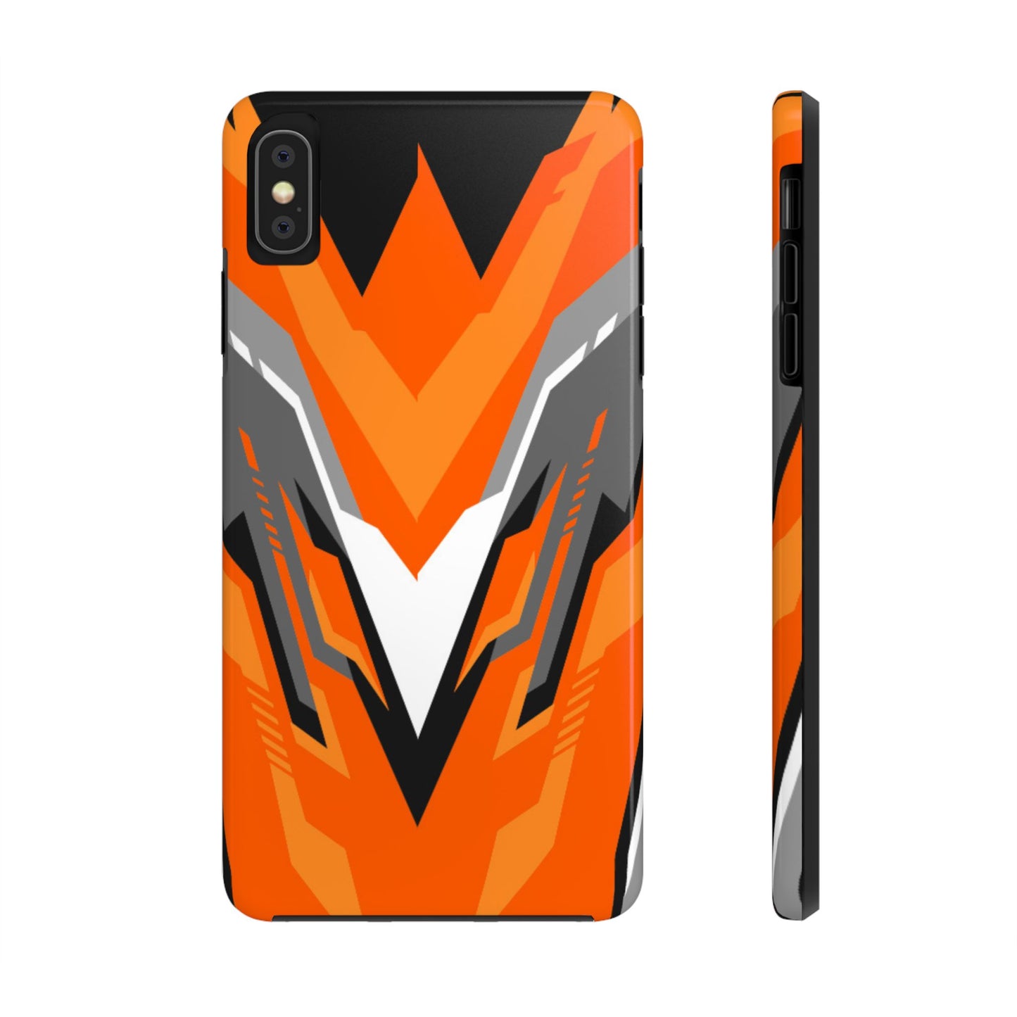 Orange Racing Graphic Tough Phone Case