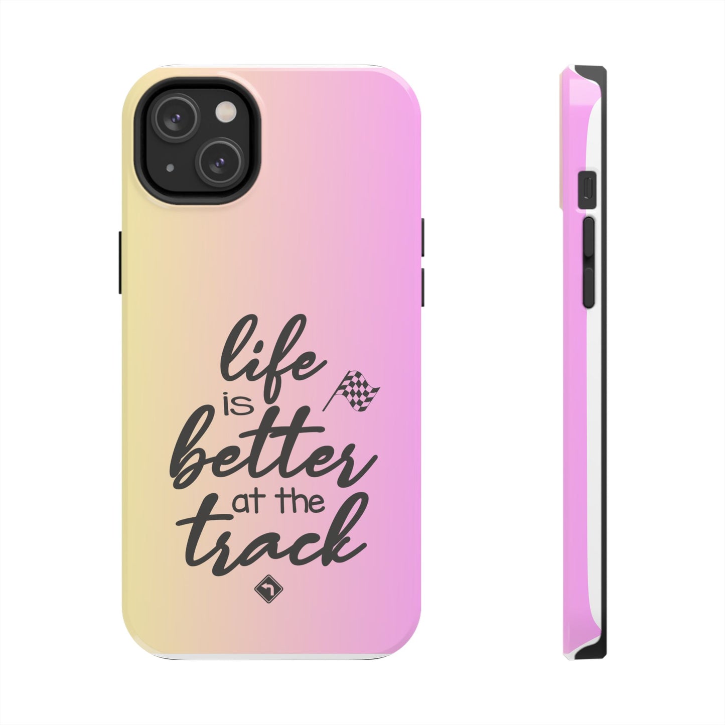 Two-Tone Tough Phone Cases - Life Is Better At The Racetrack