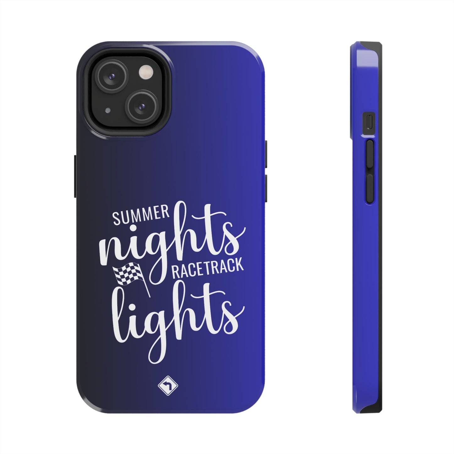 Summer Nights Racetrack Lights Two Tone Blue Tough Phone Cases