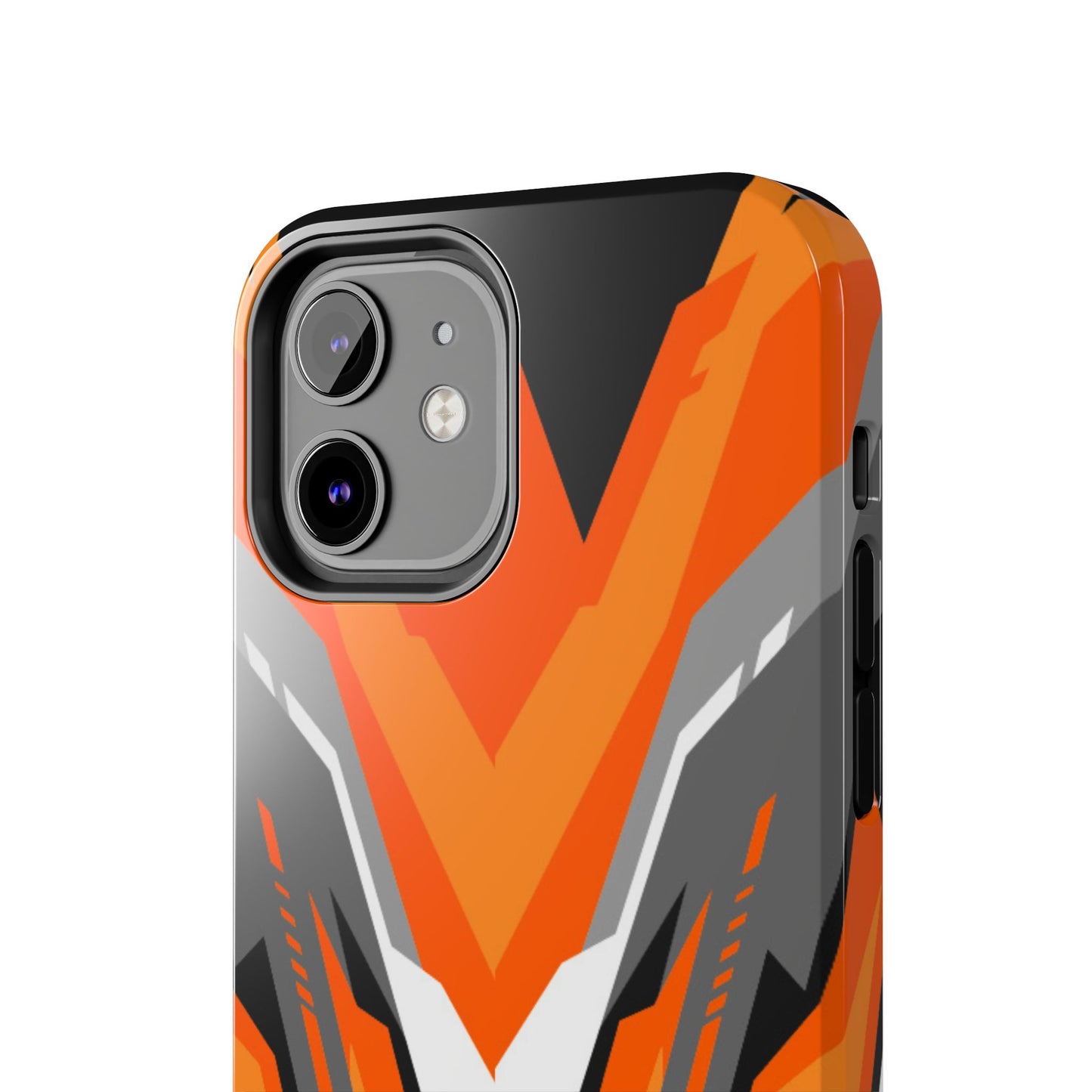 Orange Racing Graphic Tough Phone Case