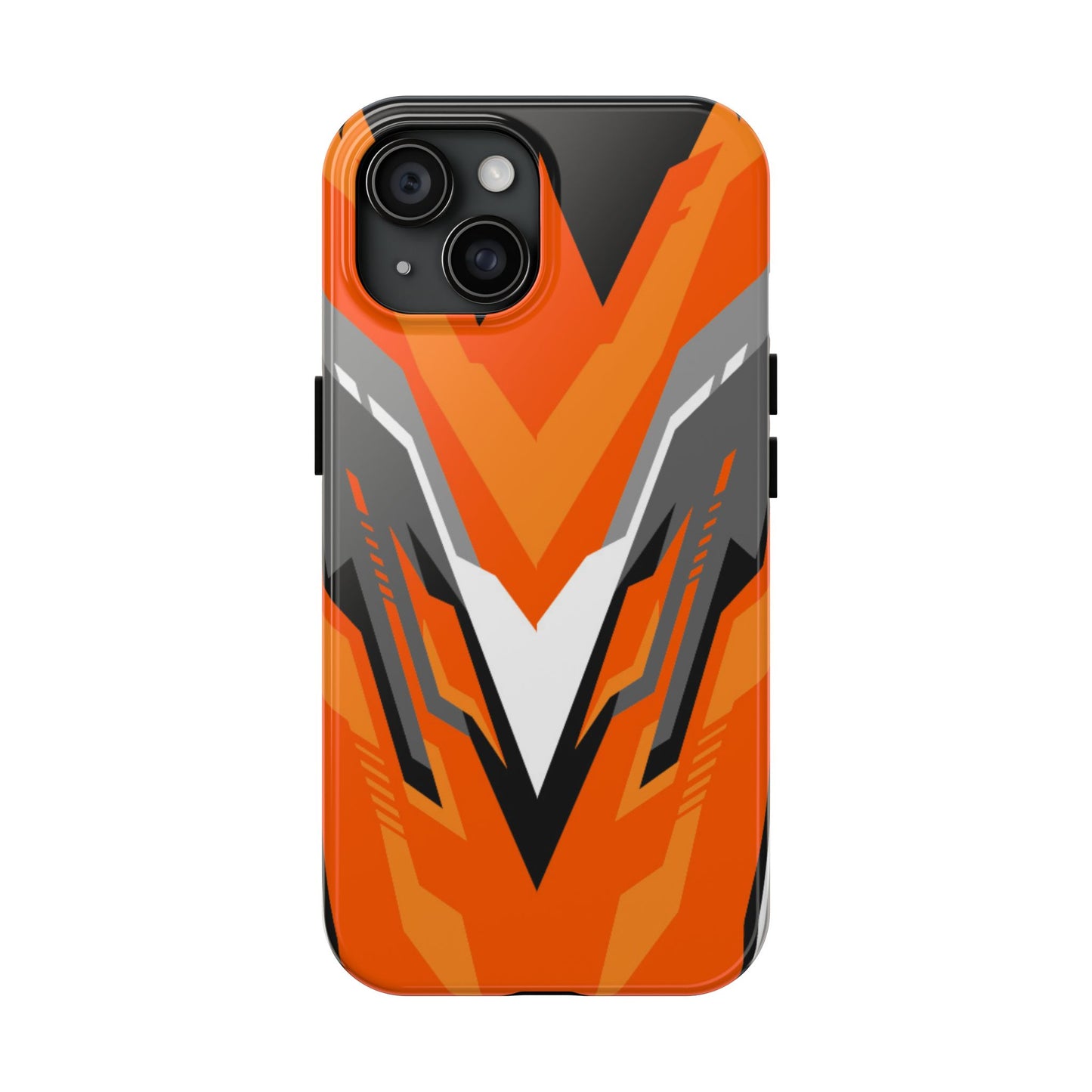 Orange Racing Graphic Tough Phone Case