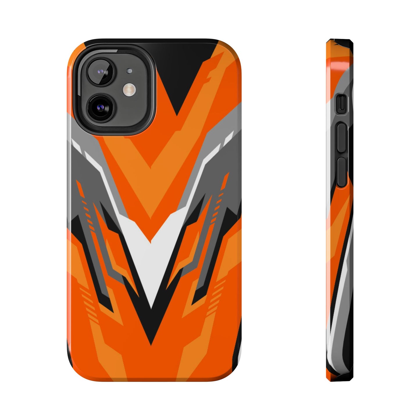 Orange Racing Graphic Tough Phone Case
