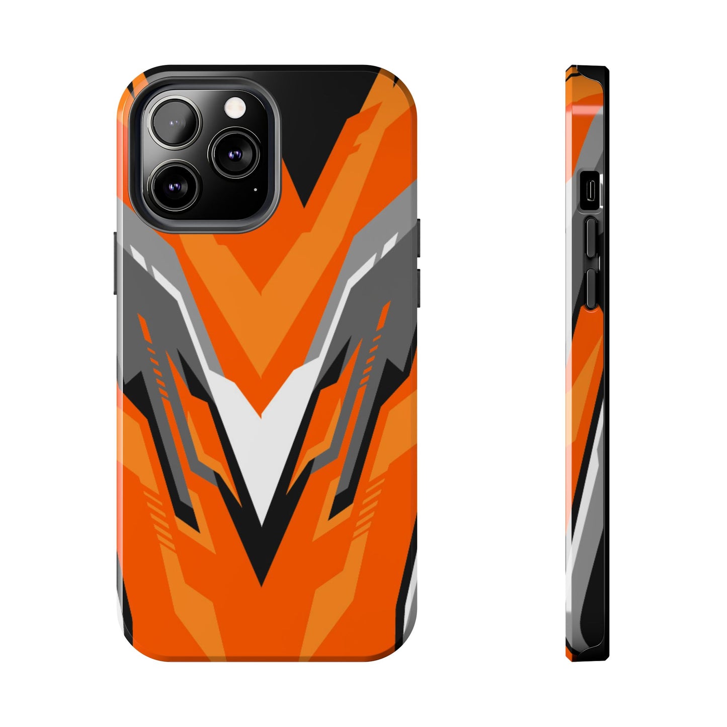 Orange Racing Graphic Tough Phone Case