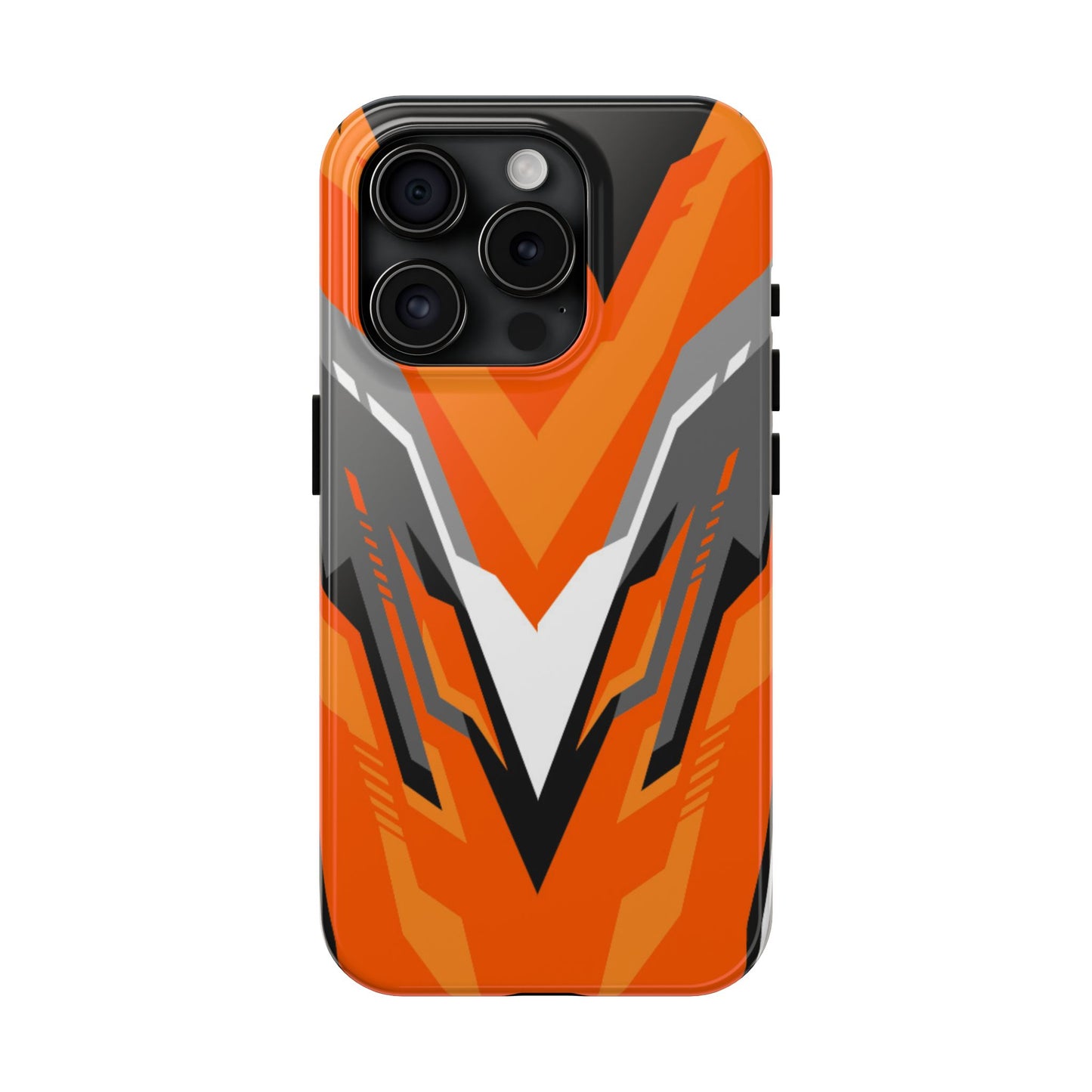 Orange Racing Graphic Tough Phone Case