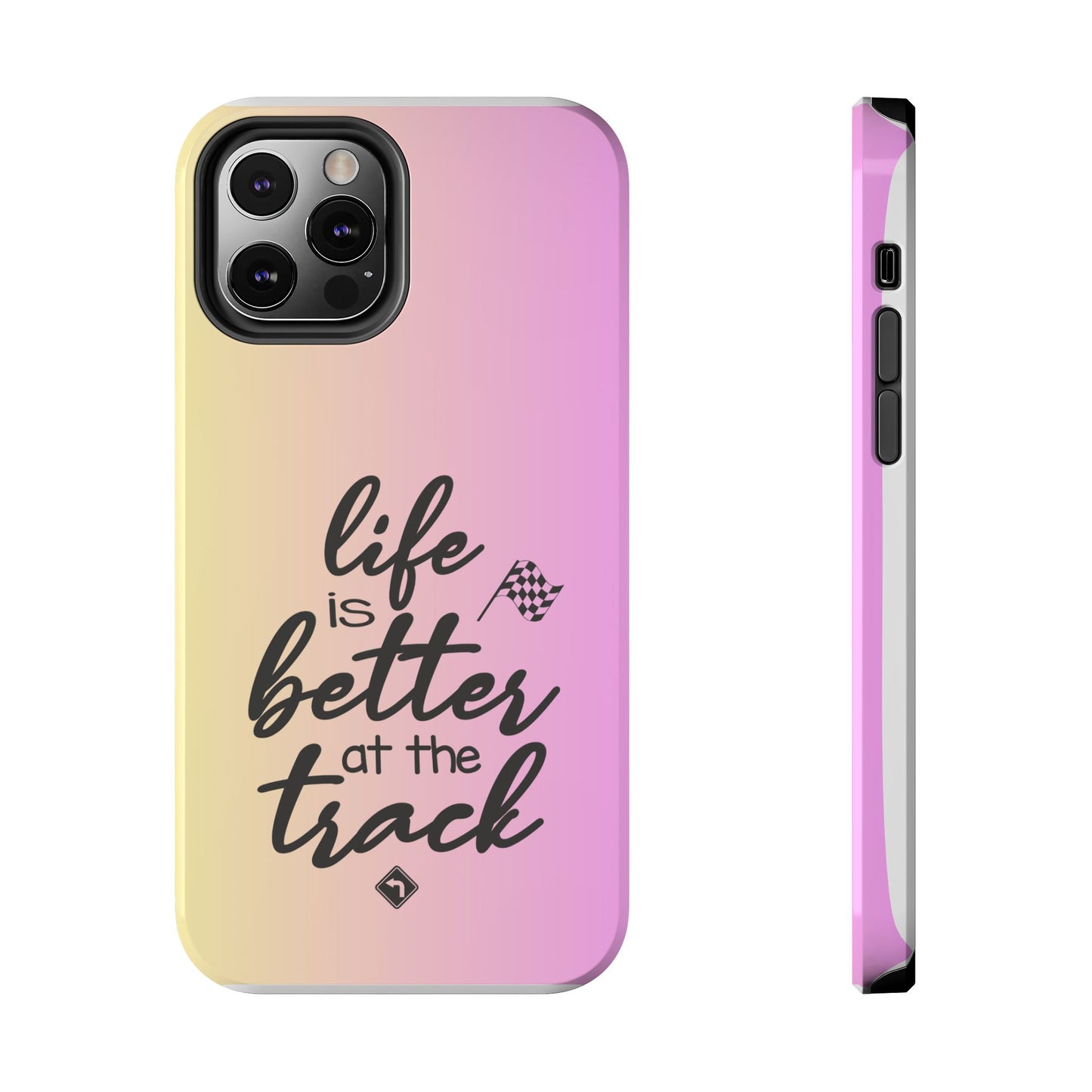 Two-Tone Tough Phone Cases - Life Is Better At The Racetrack