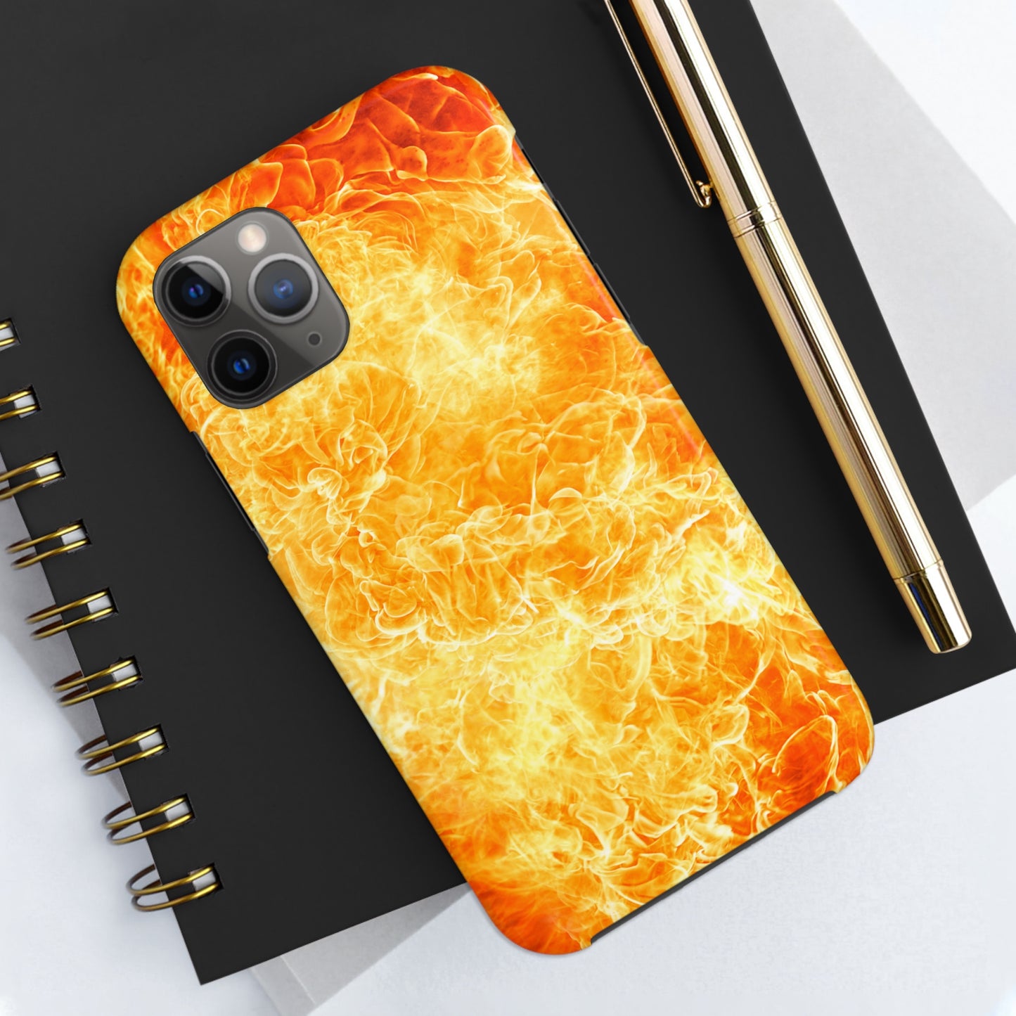 Extreme Racing Fire Graphic Tough Phone Cases
