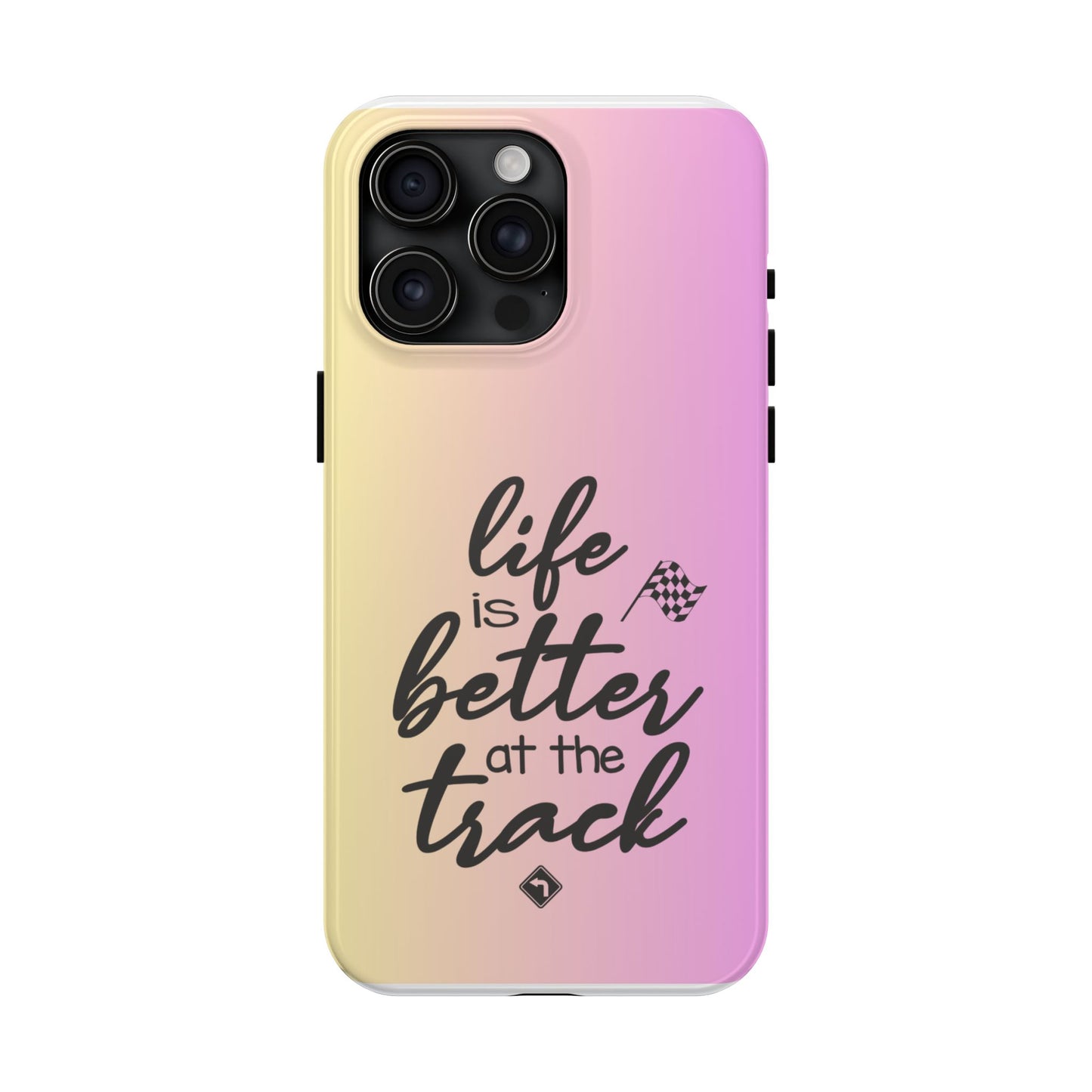 Two-Tone Tough Phone Cases - Life Is Better At The Racetrack