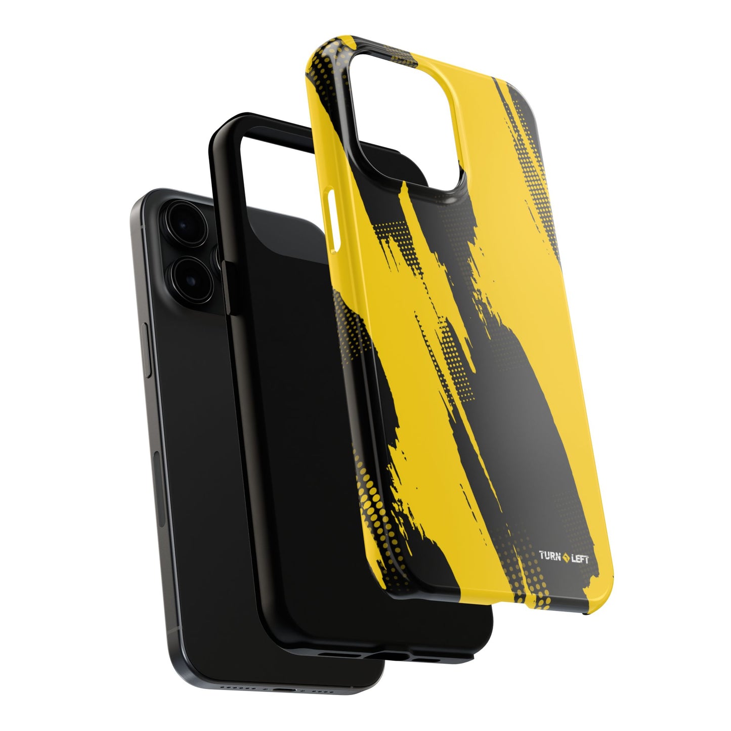 Racing Graphic Yellow Black Tough Phone Cases