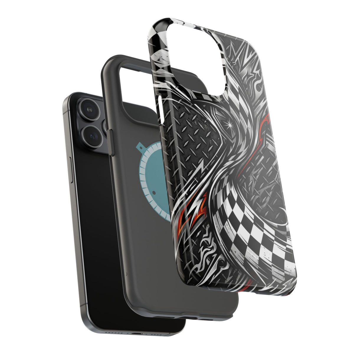 Racing Checkered Flag Magnetic Phone Case