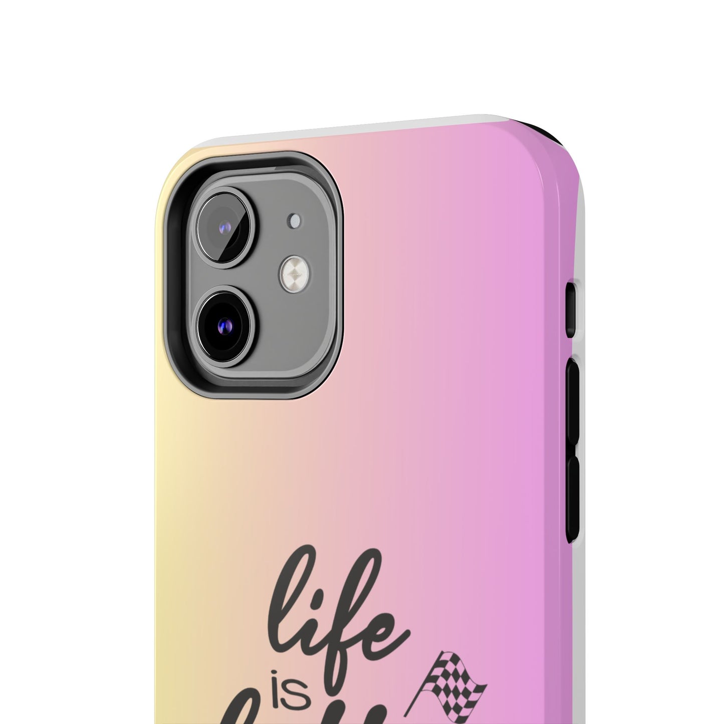 Two-Tone Tough Phone Cases - Life Is Better At The Racetrack