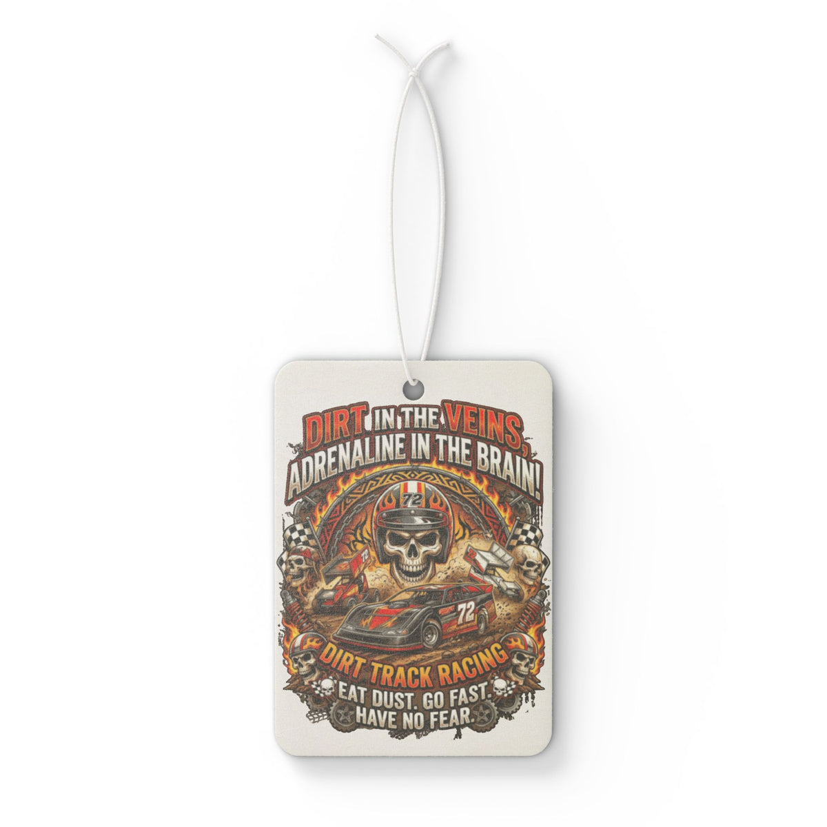 Dirt Track Racing Car Air Freshener – Adrenaline Racing Gift