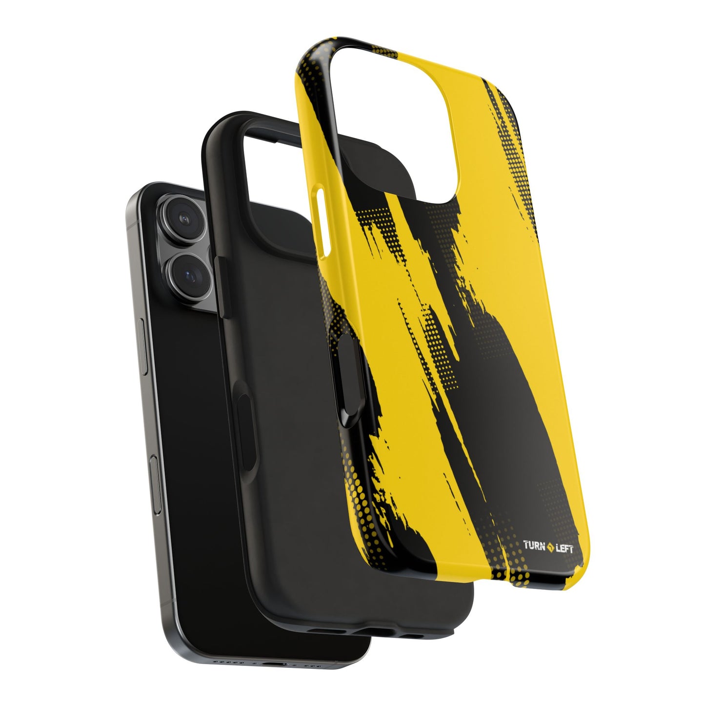 Racing Graphic Yellow Black Tough Phone Cases