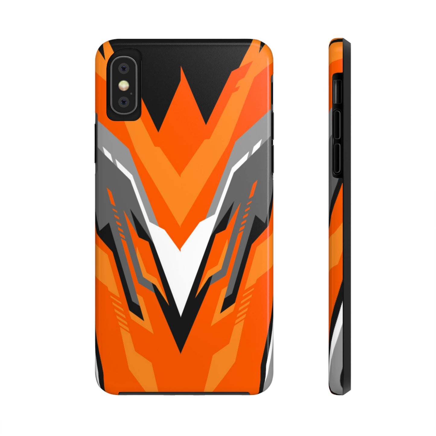 Orange Racing Graphic Tough Phone Case