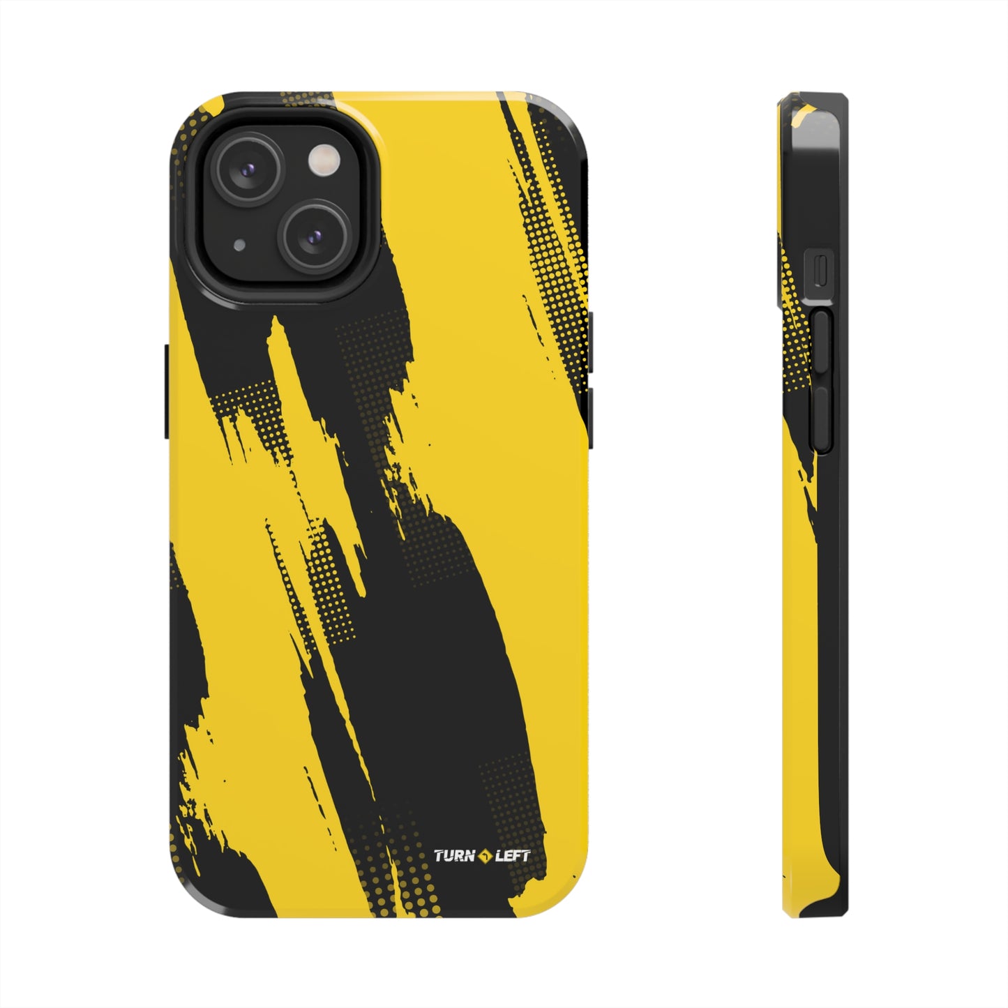 Racing Graphic Yellow Black Tough Phone Cases