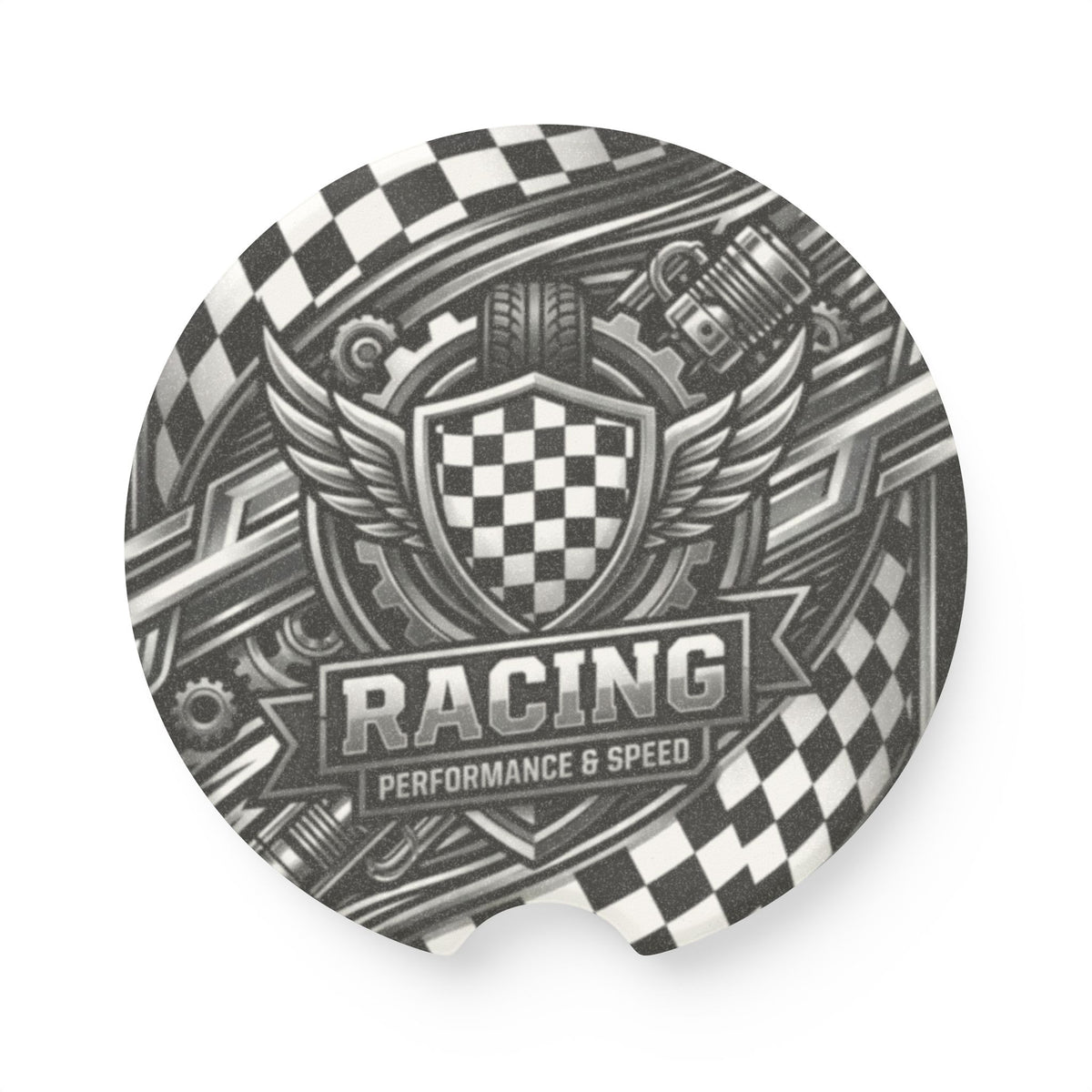Racing Performance & Speed Soapstone Car Coaster