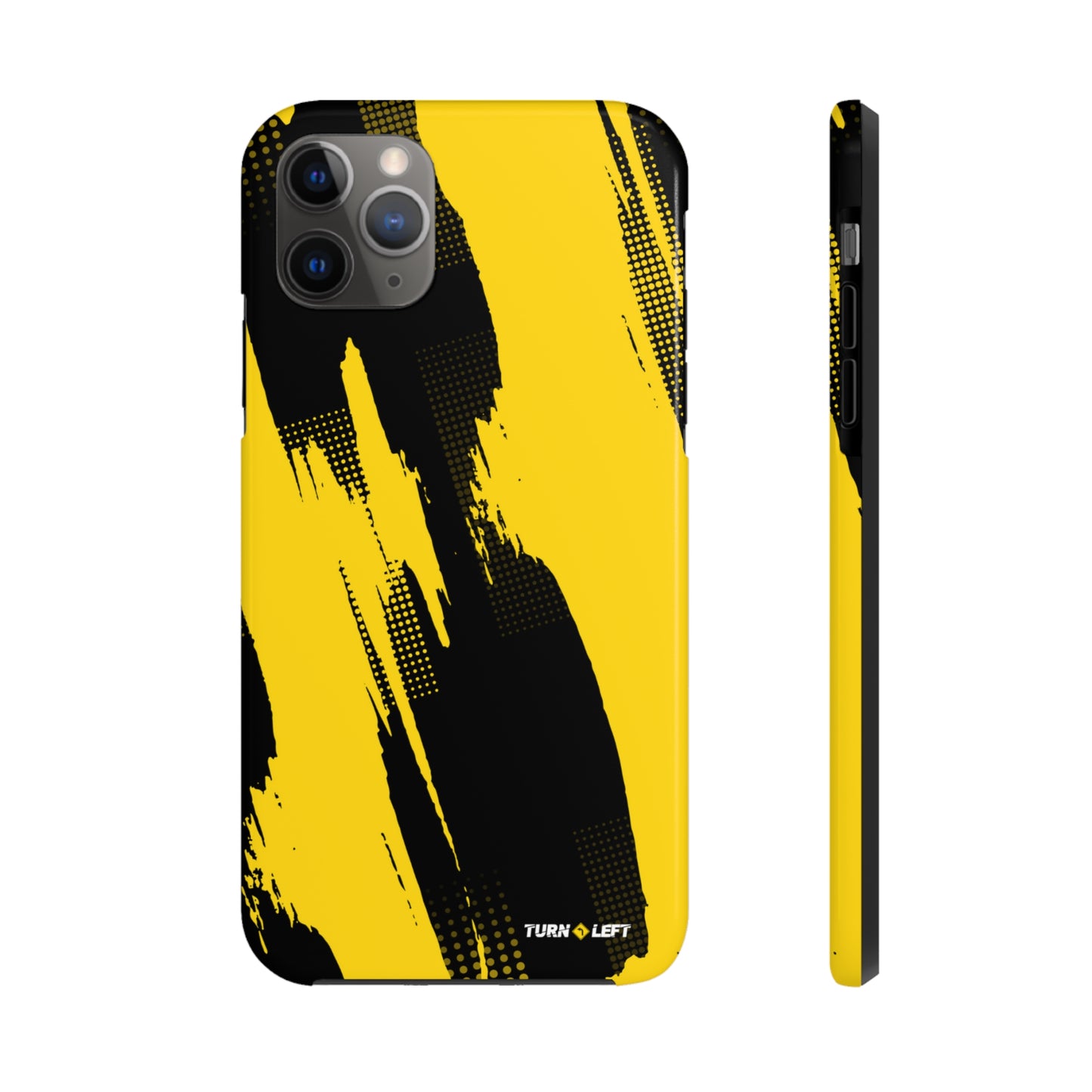 Racing Graphic Yellow Black Tough Phone Cases
