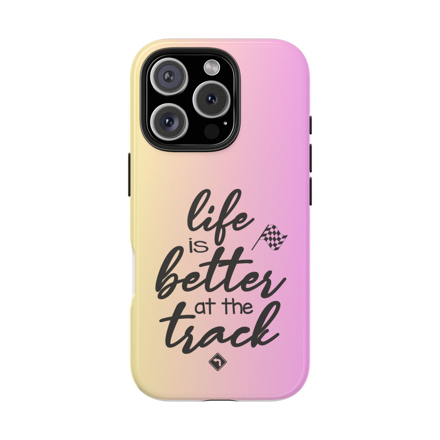 Two-Tone Tough Phone Cases - Life Is Better At The Racetrack