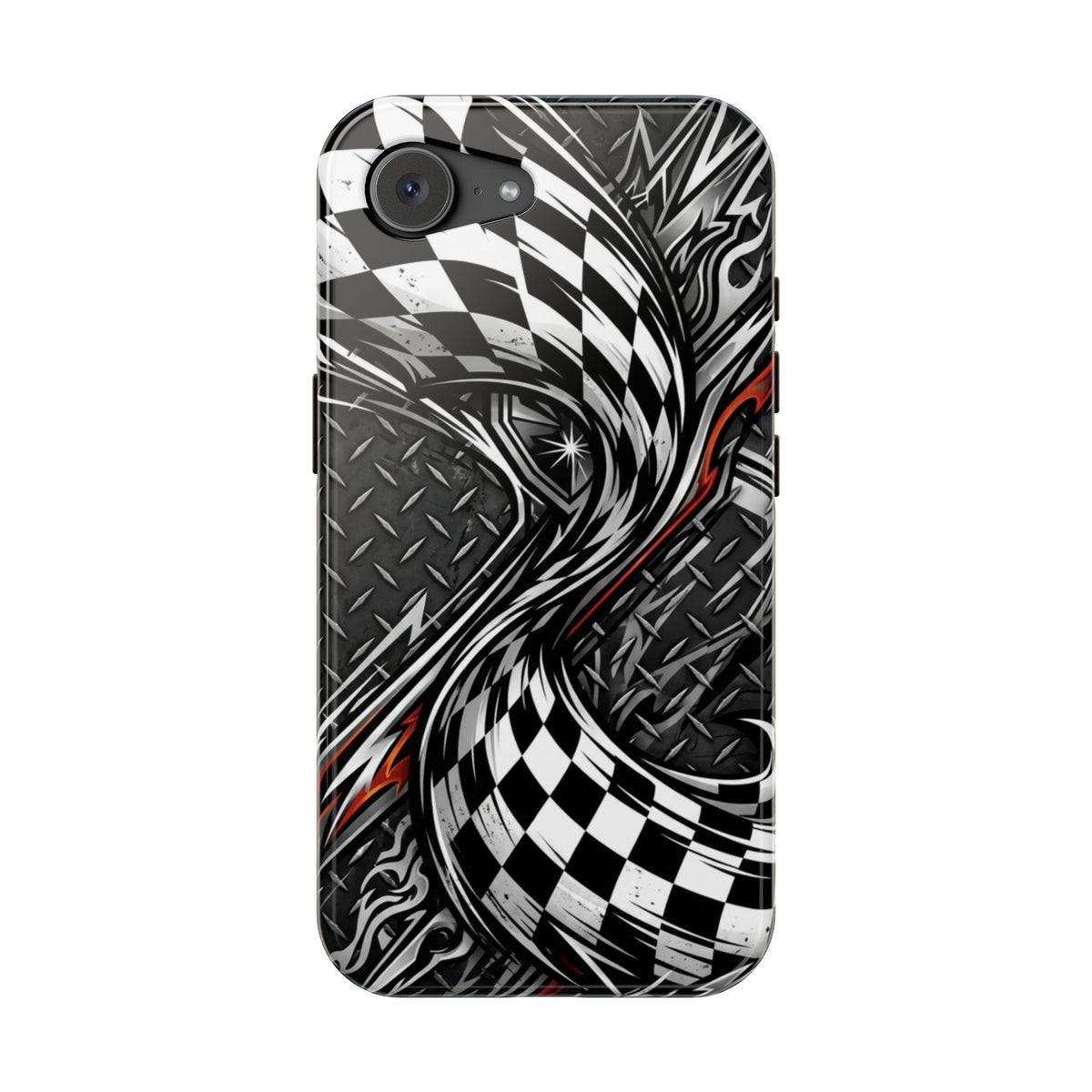 Racing Checkered Flag Magnetic Phone Case
