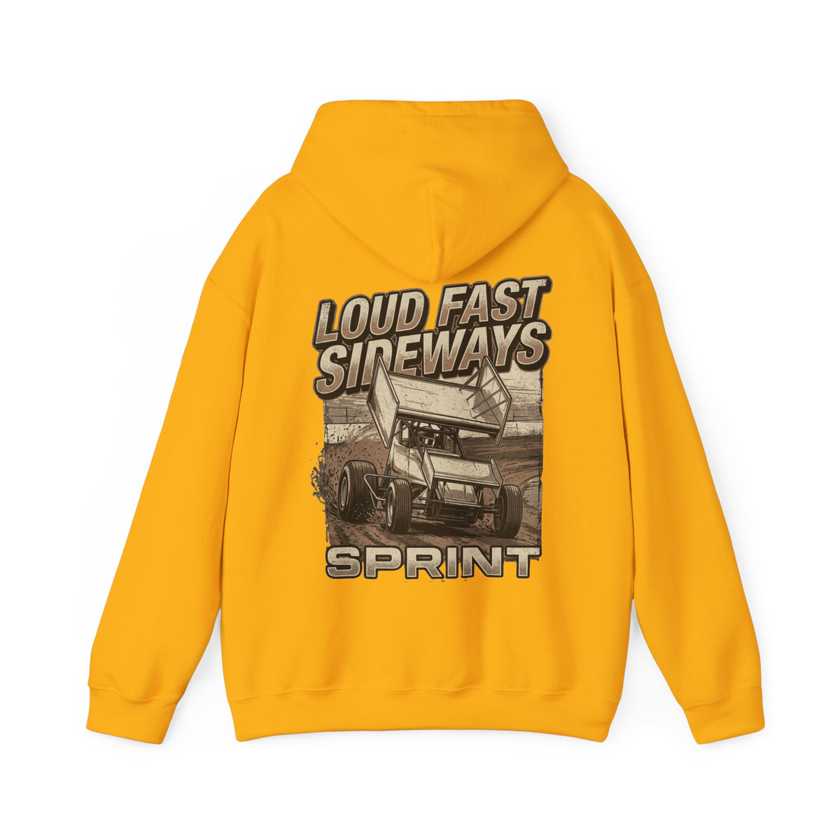 Loud Fast Sideways Sprint Racing Hoodie