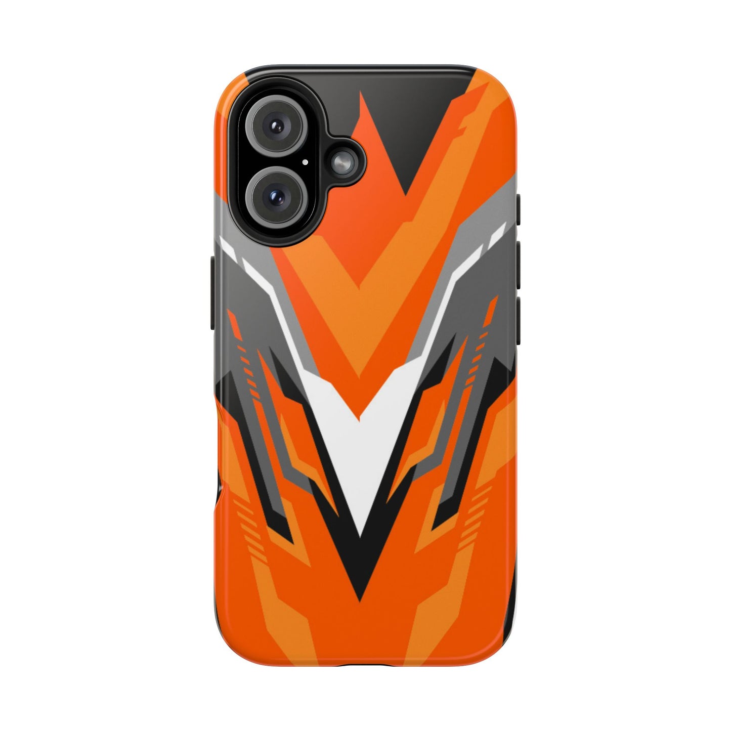 Orange Racing Graphic Tough Phone Case
