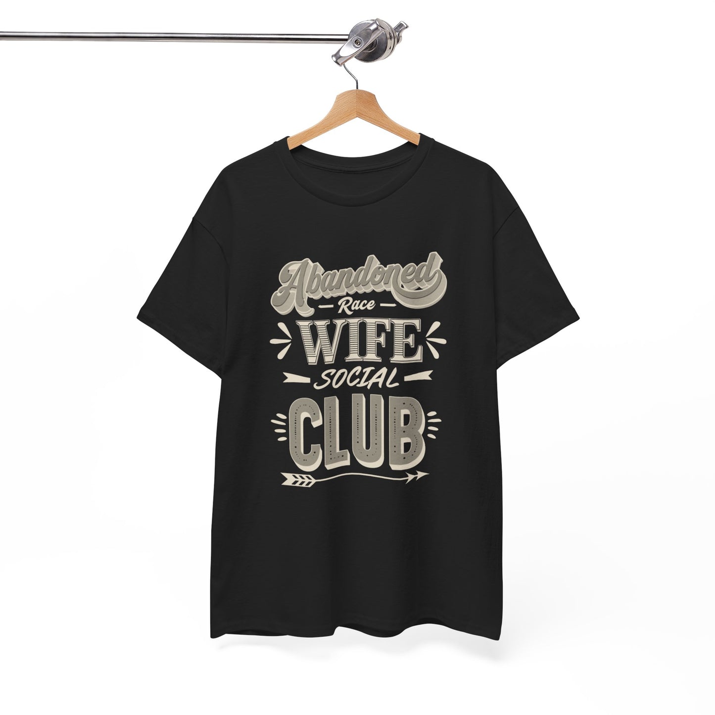 Abandoned Race Wife Social Club Tee, Unisex Cotton T-Shirt for Racing Fans, Gift for Motorsports Lovers, Casual Tee for Social Events, [...]