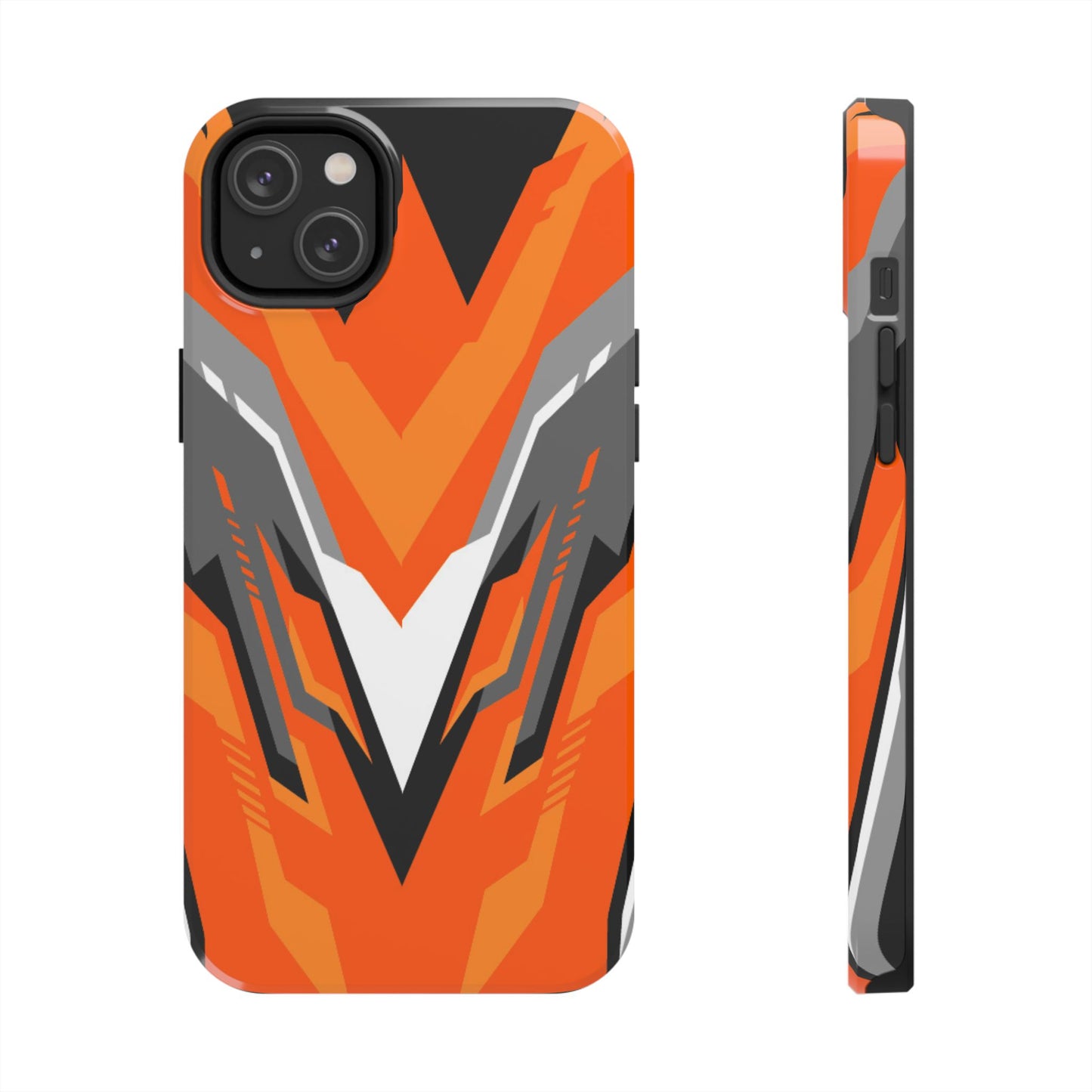 Orange Racing Graphic Tough Phone Case