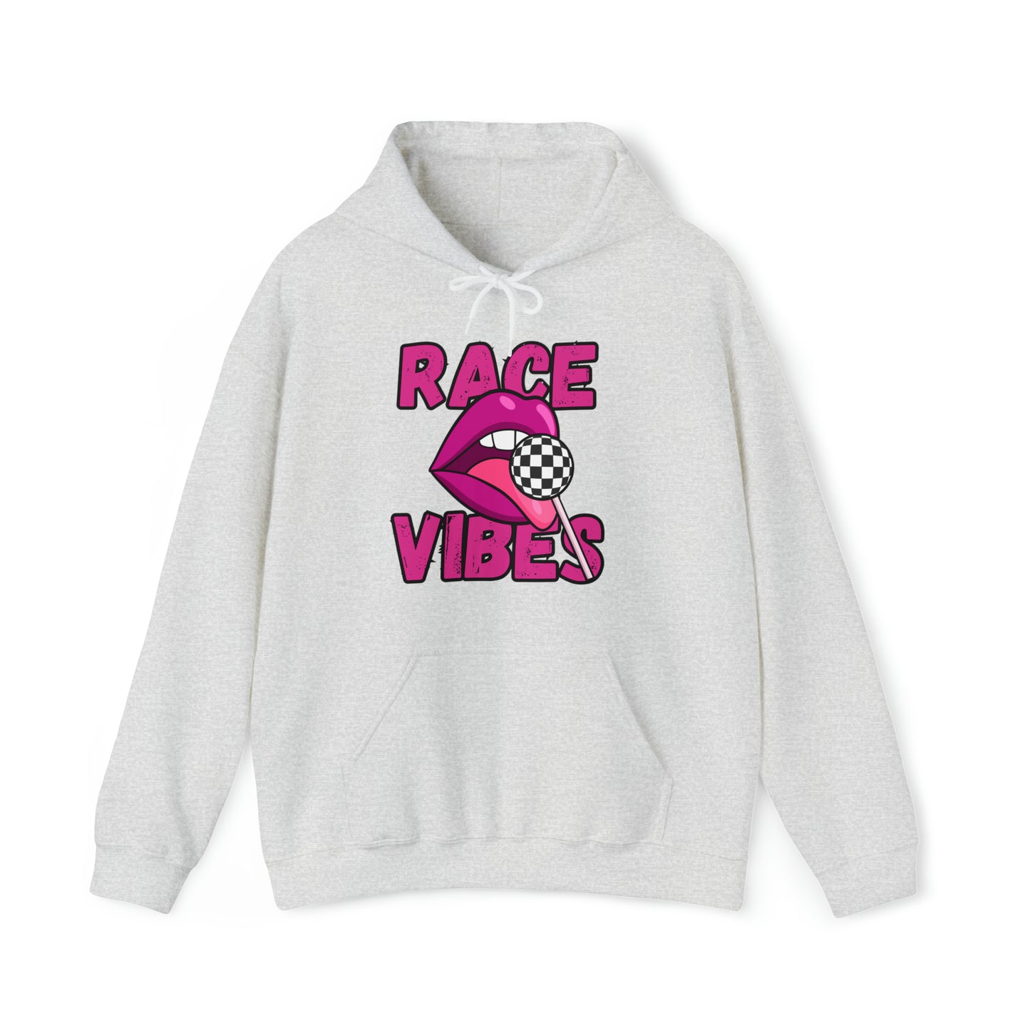 Race Vibes Checker Flag Candy Heavy Blend Racing Hooded Sweatshirt