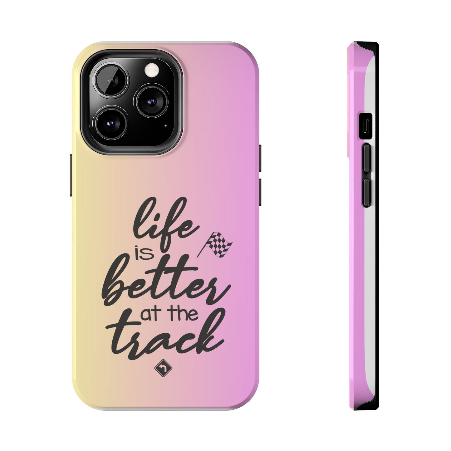Two-Tone Tough Phone Cases - Life Is Better At The Racetrack