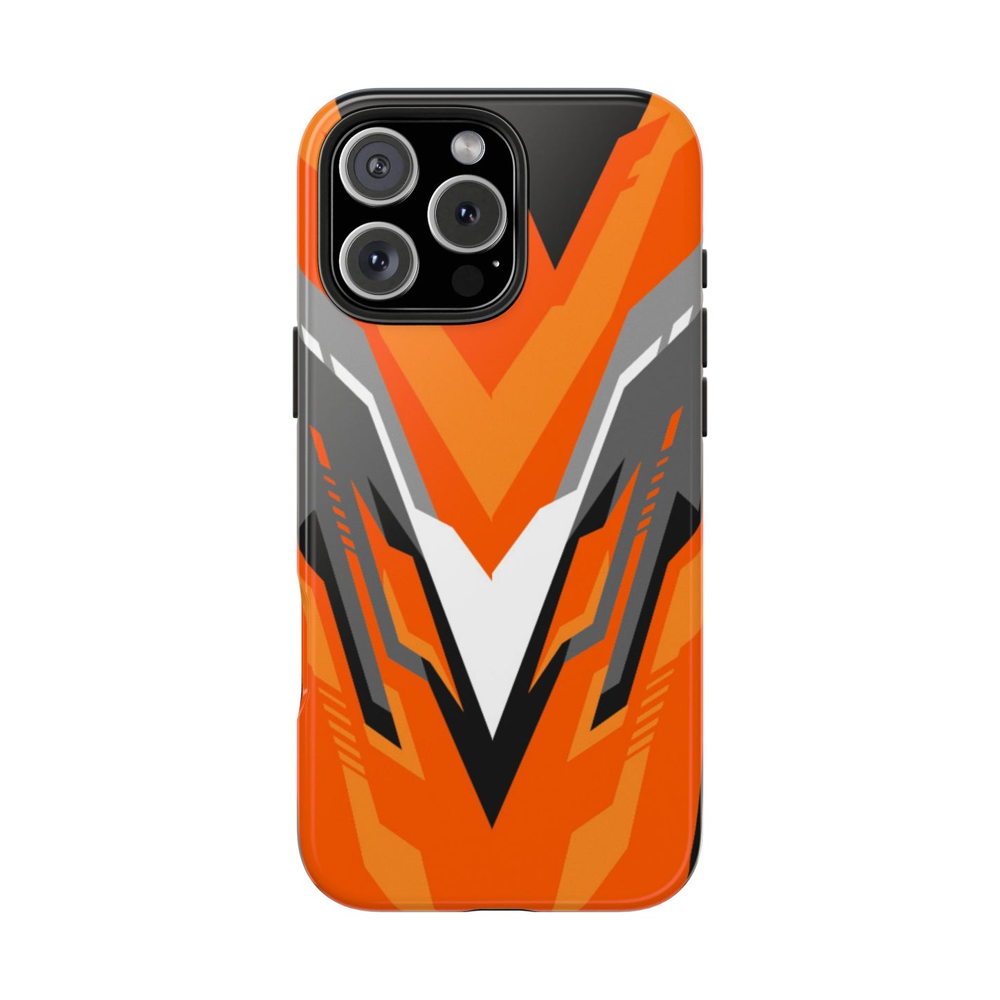 Orange Racing Graphic Tough Phone Case