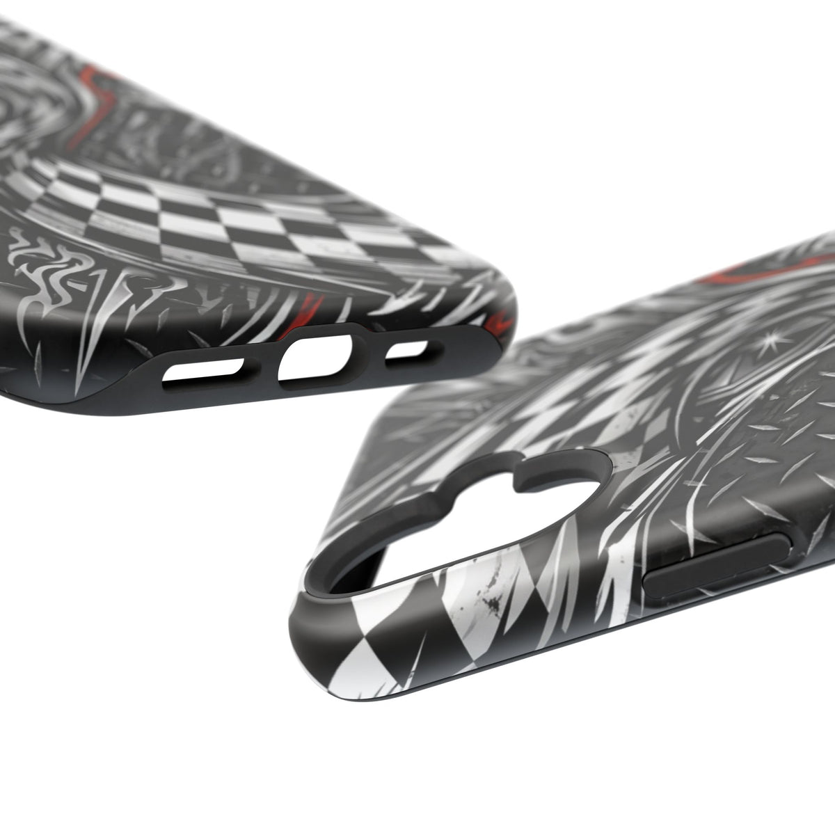 Racing Checkered Flag Magnetic Phone Case