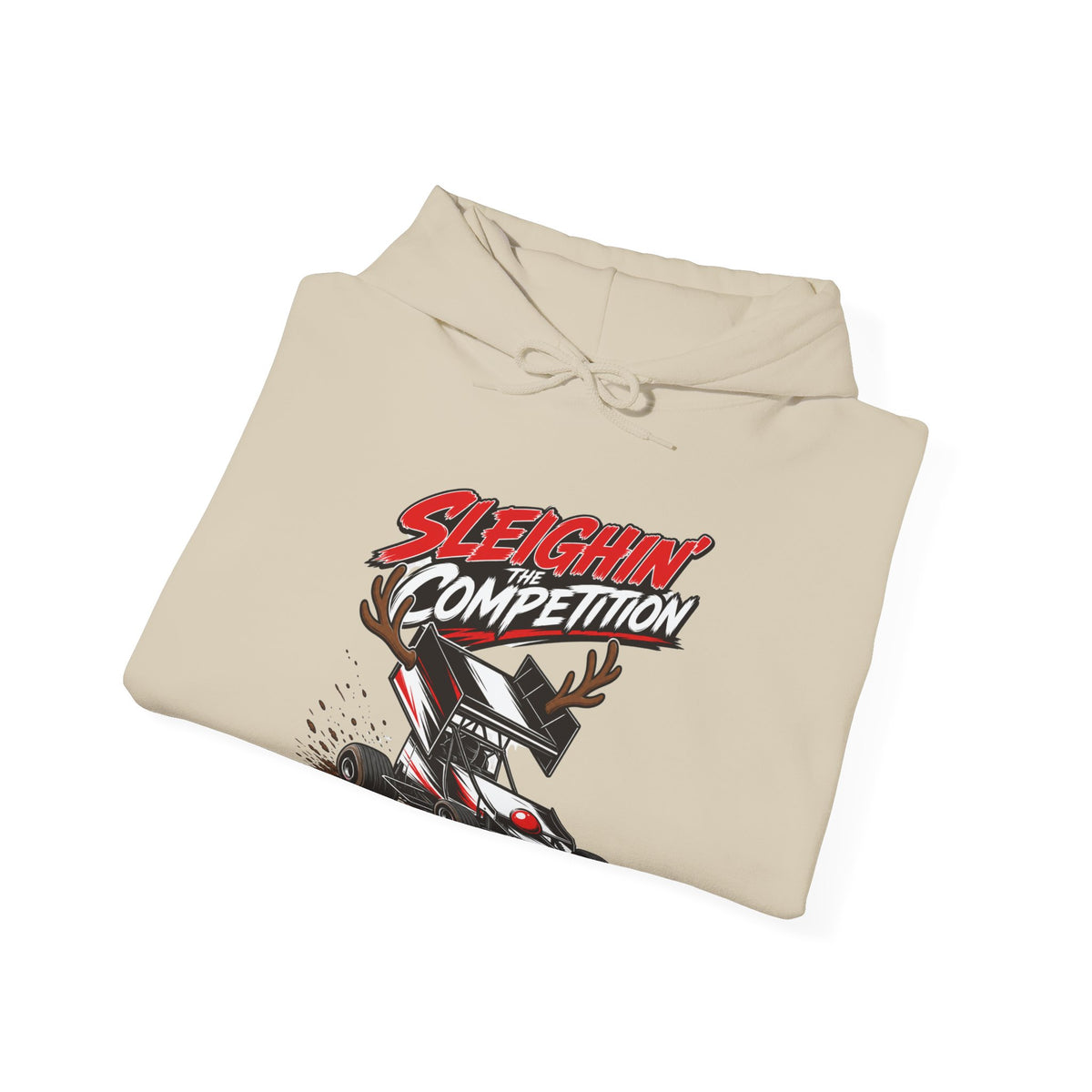 Sleigh Competition Racing Christmas Hoodie