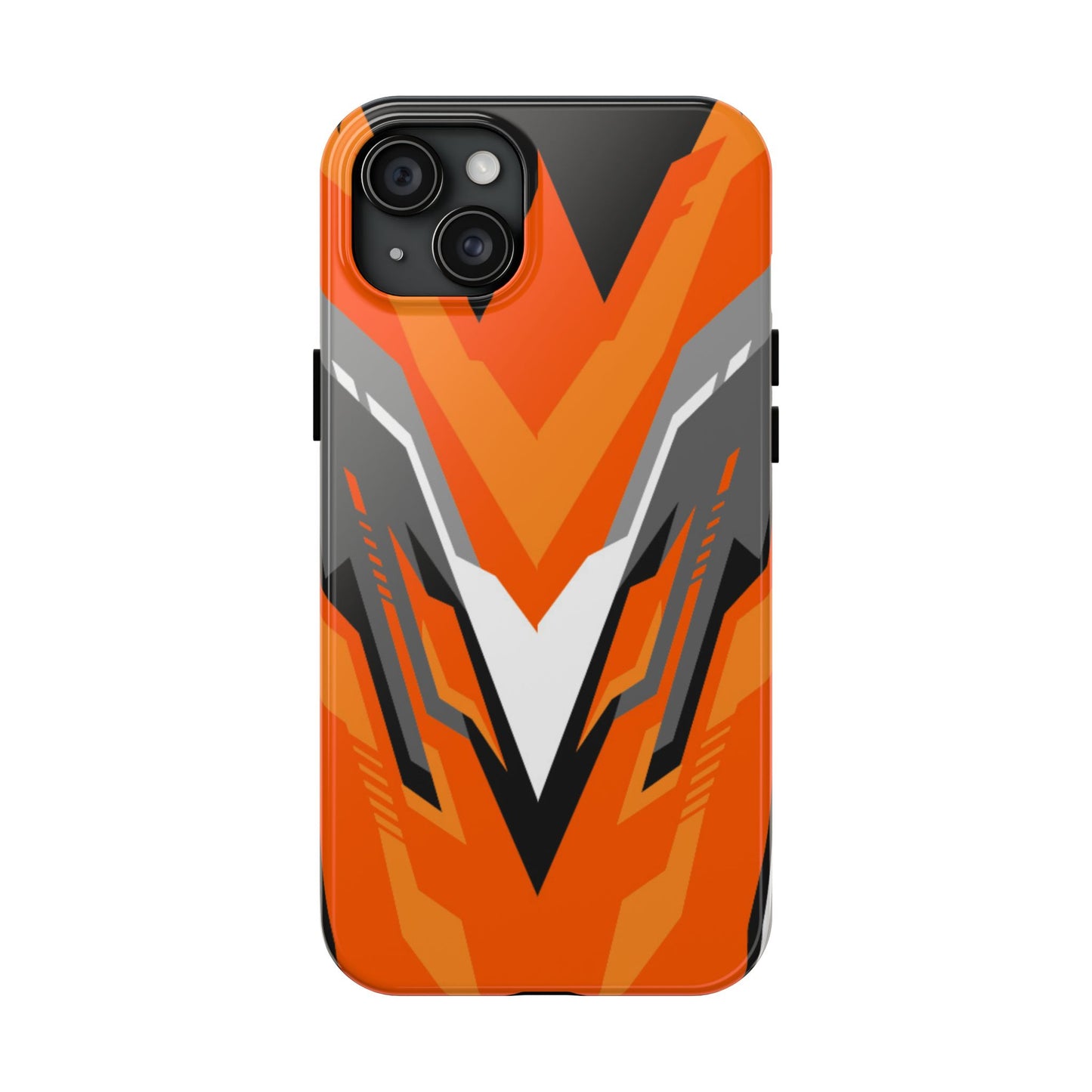 Orange Racing Graphic Tough Phone Case