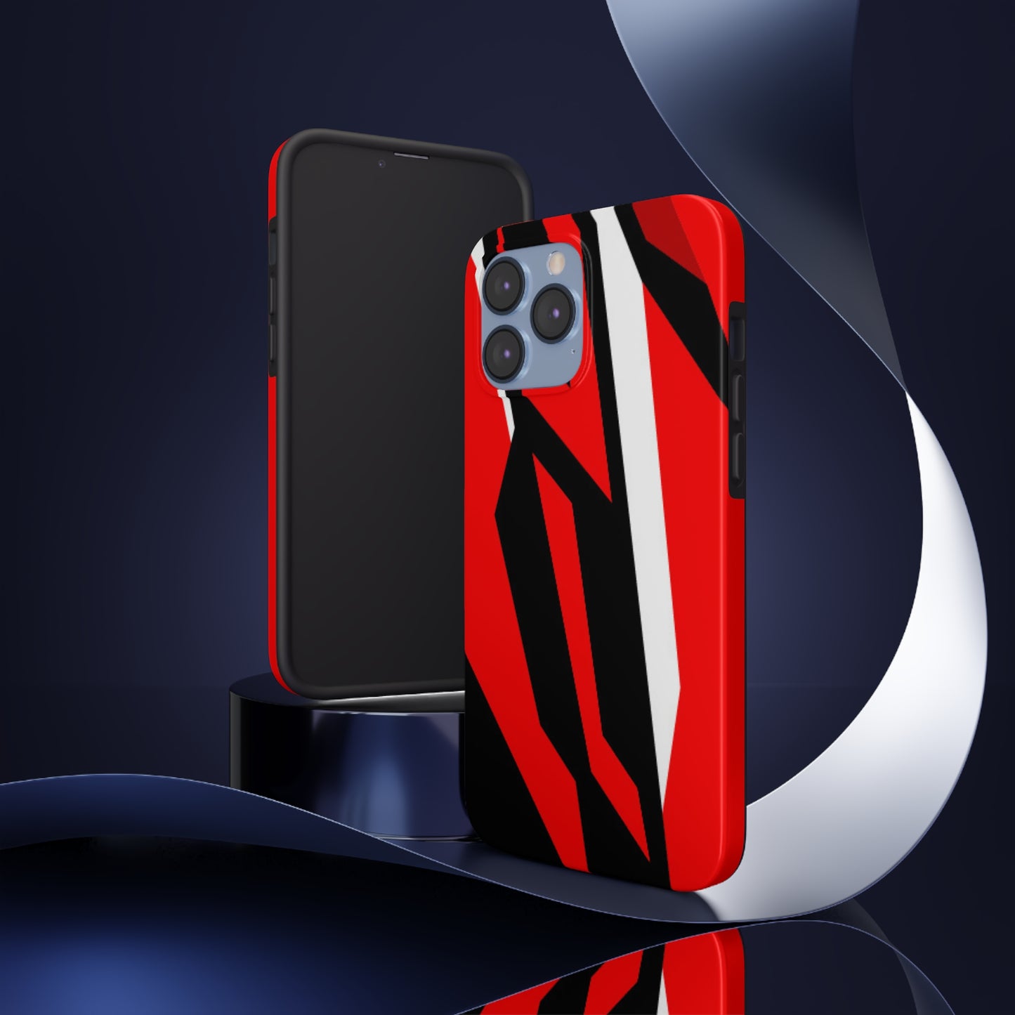 Red Racing Graphic Tough Phone Cases