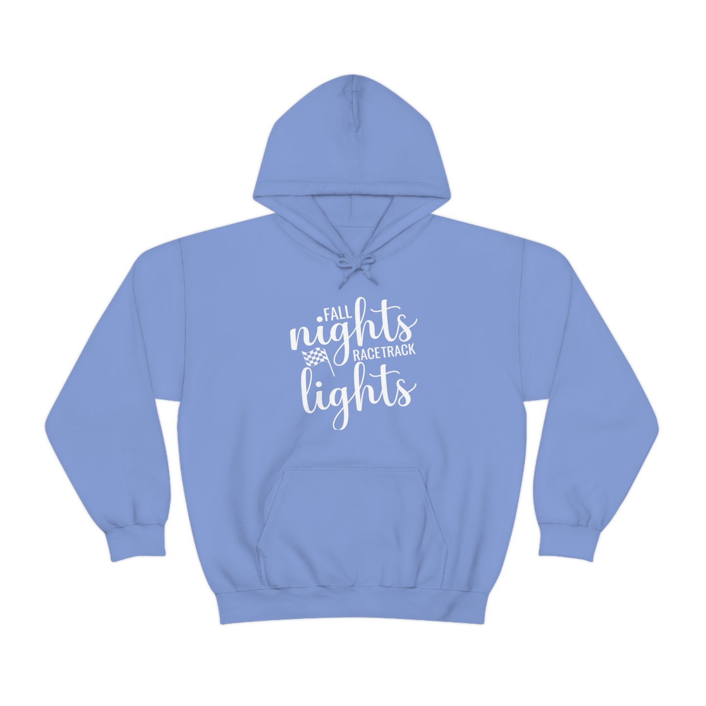 Fall Nights Racetrack Lights Hooded Sweatshirt