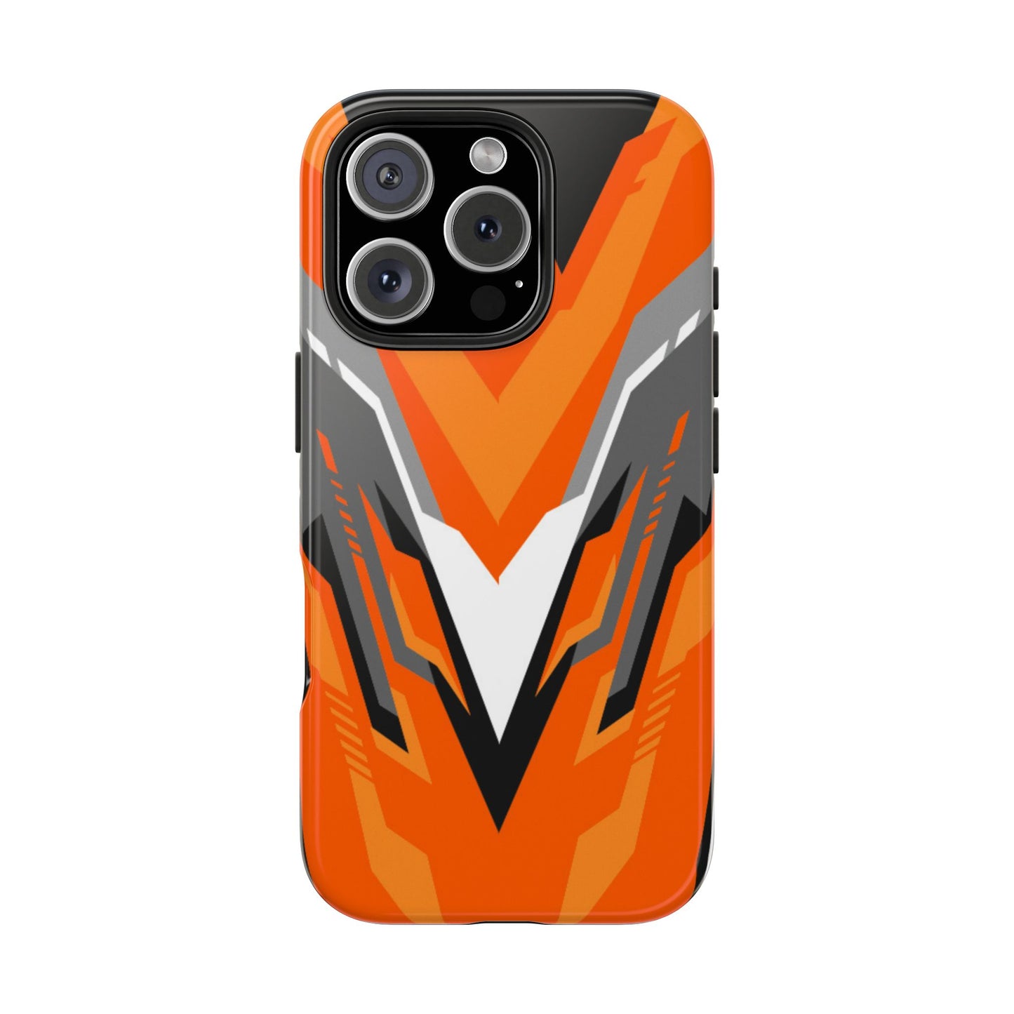 Orange Racing Graphic Tough Phone Case
