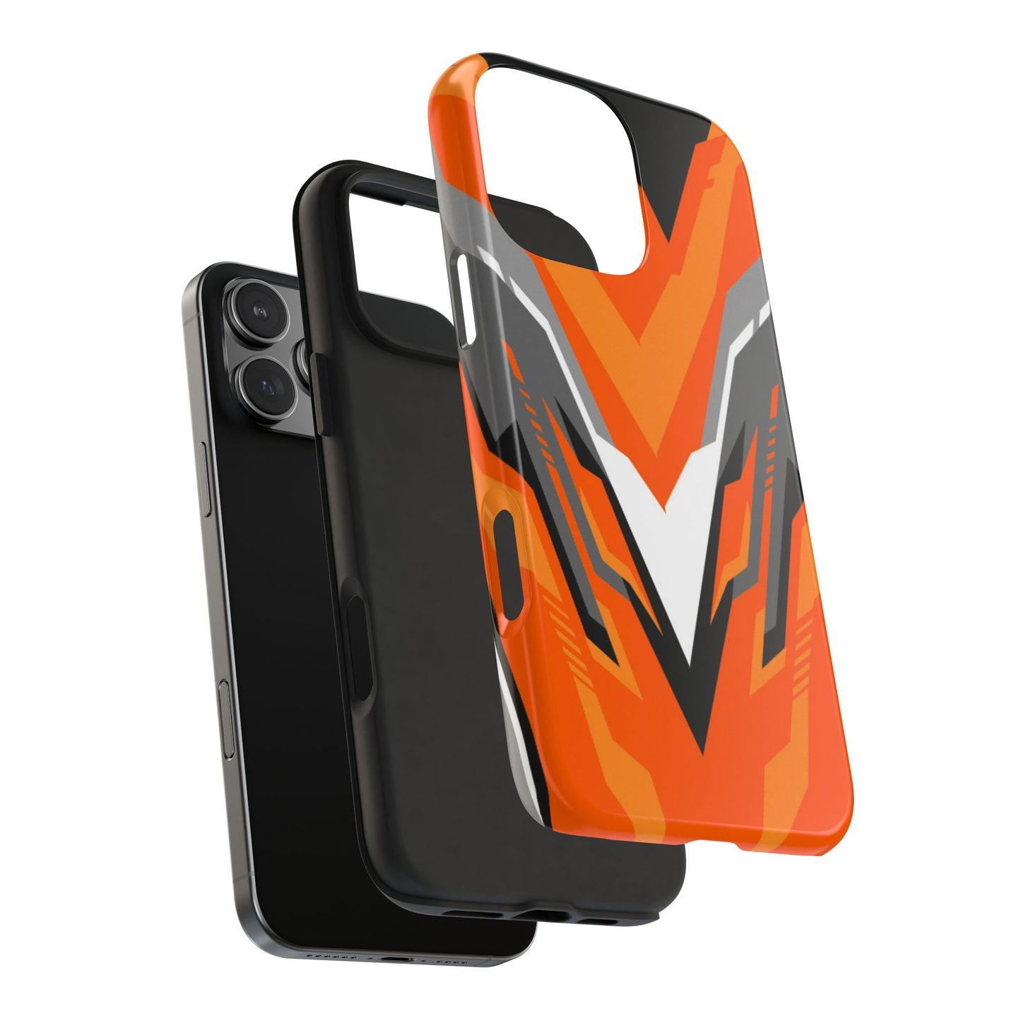 Orange Racing Graphic Tough Phone Case